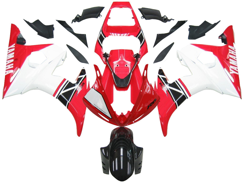 Kit de carénage multicolore blanc Yamaha R6 2003-2004 et YZF R6S 2006-2009