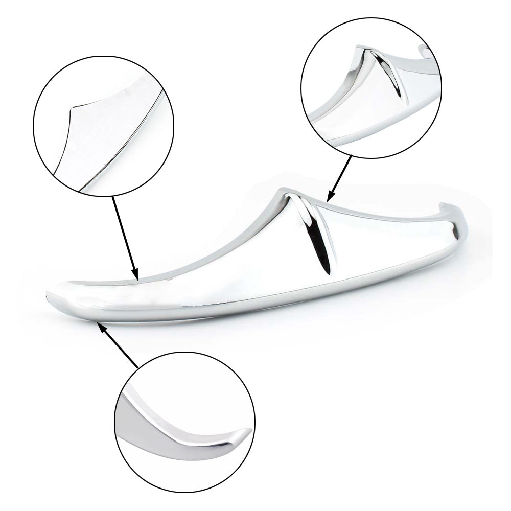 Touring FLHX FLTR Rear Front Fender Leading Edge Tip Trim Accent Chrome