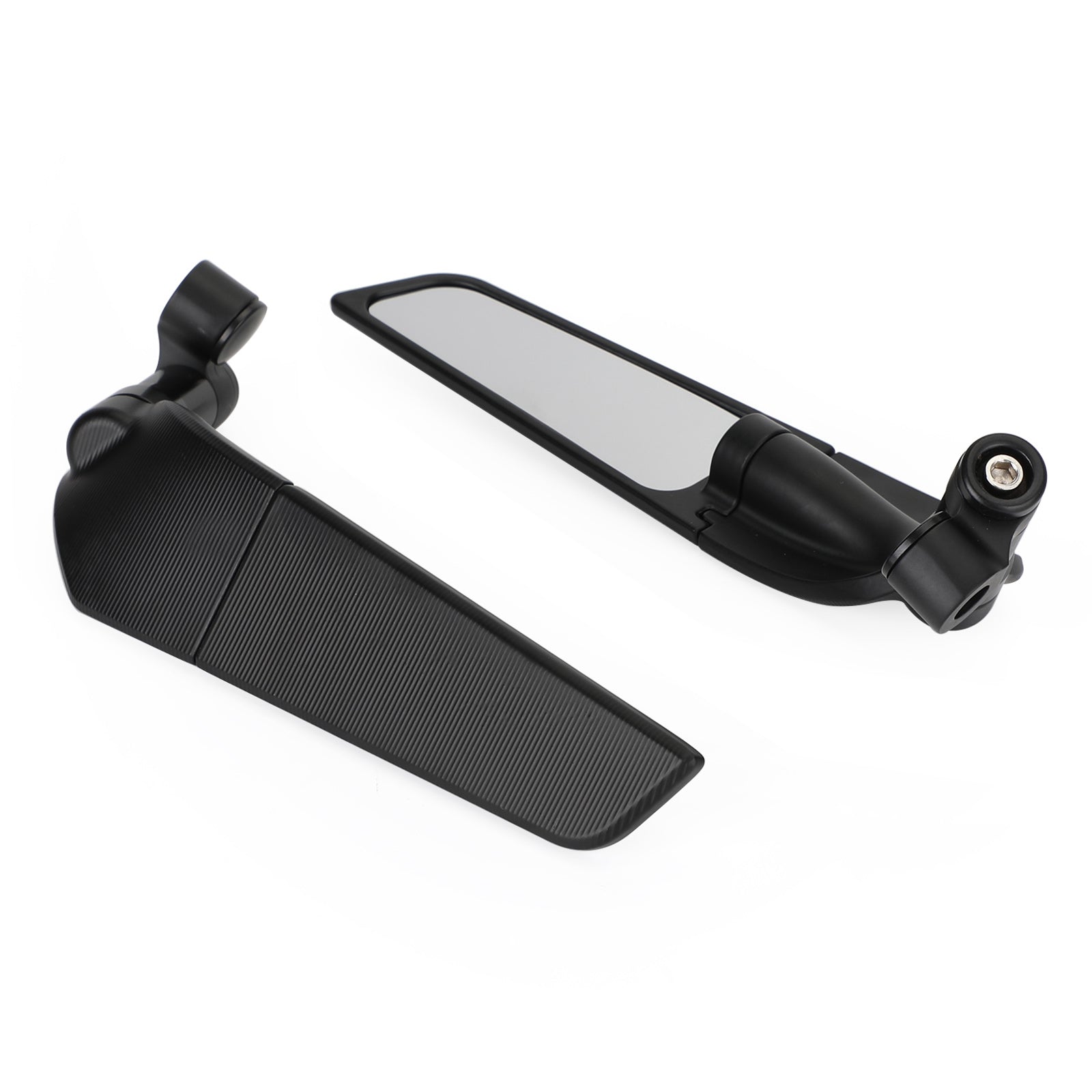 Wing Fin Spoiler Side Rearview Mirrors For Yamaha XT660 R/X Tenere 660 700 1200 Generic