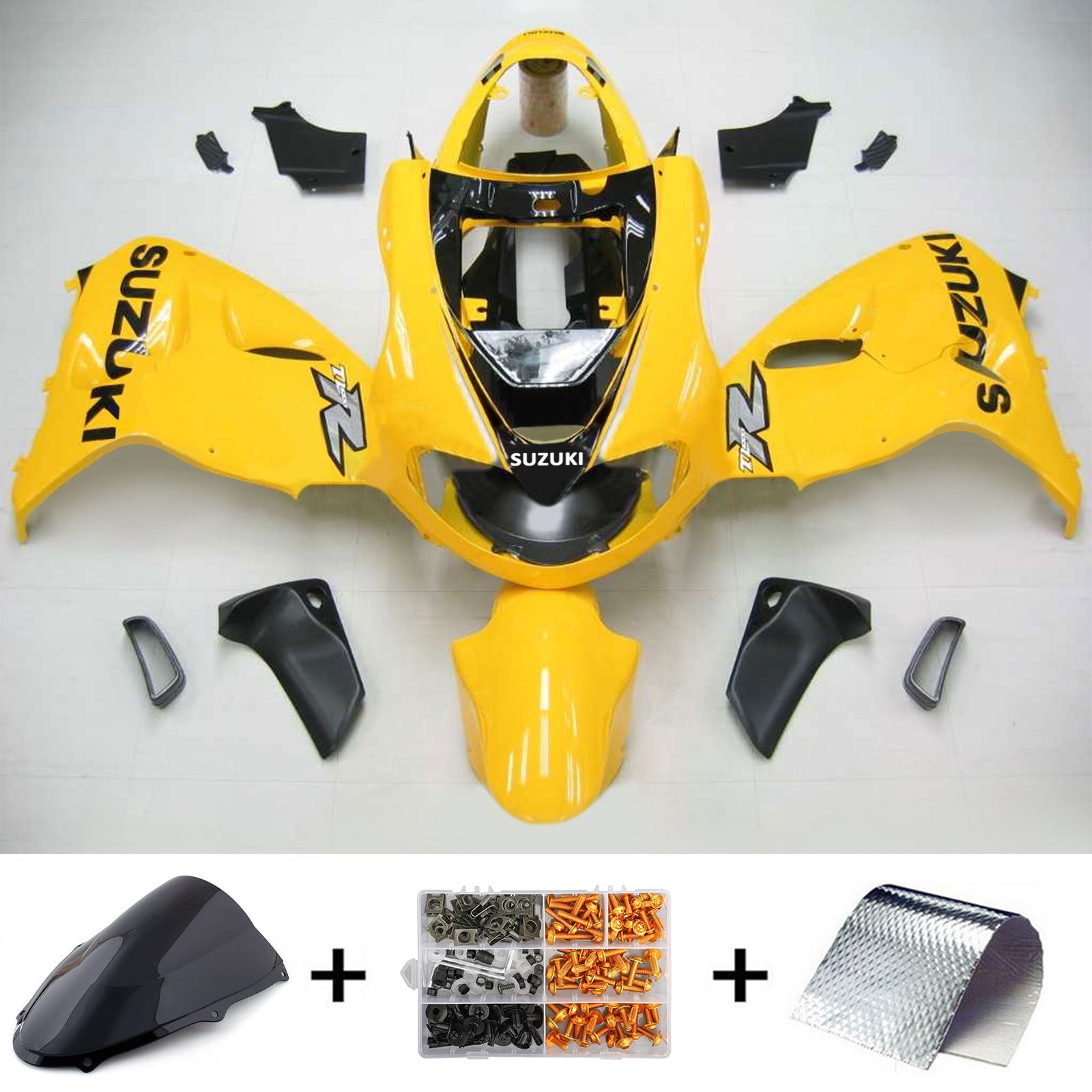 1998-2003 Suzuki TL1000R Amotopart Injection Fairing Kit Bodywork Plastic ABS #105