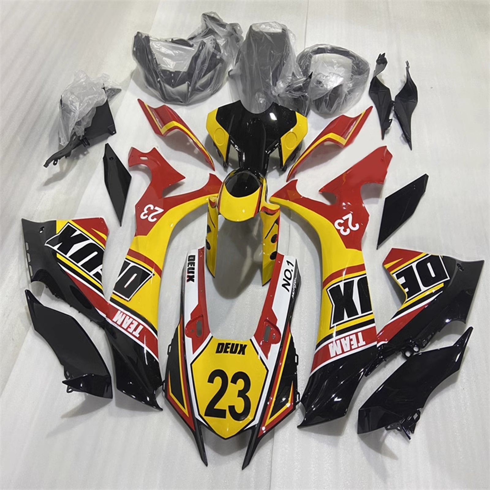 2020-2024 Yamaha YZF R1 Amotopart Kit de carenado de inyección Carrocería Plástico ABS # 101