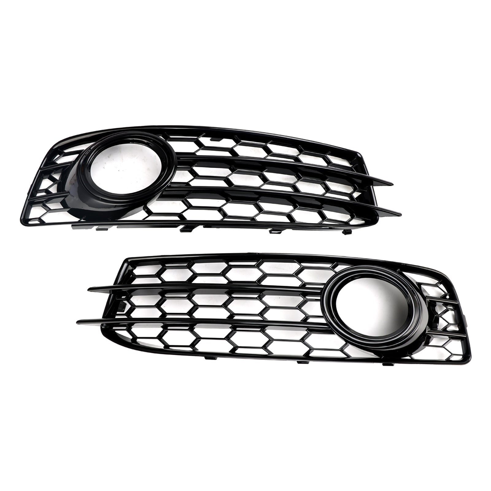 Audi A3 8P S-Line 2009-2012 Honeycomb Front Bumper Fog Light Grill Cover