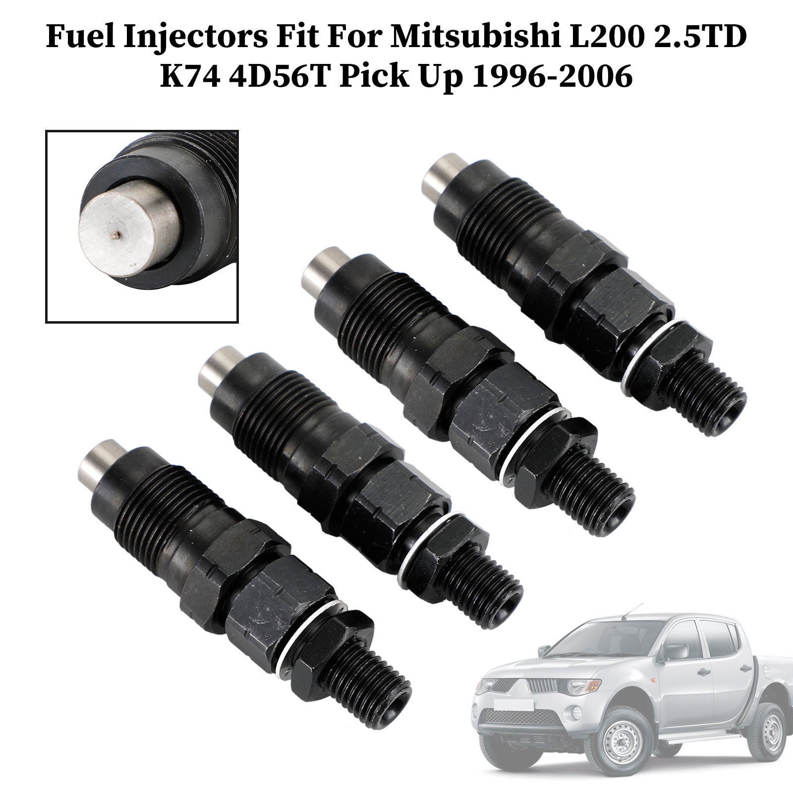 Mitsubishi L400 L300 pajero K34T K74T P15V 2.5 TD 4 STKS Brandstofinjectoren MD196607