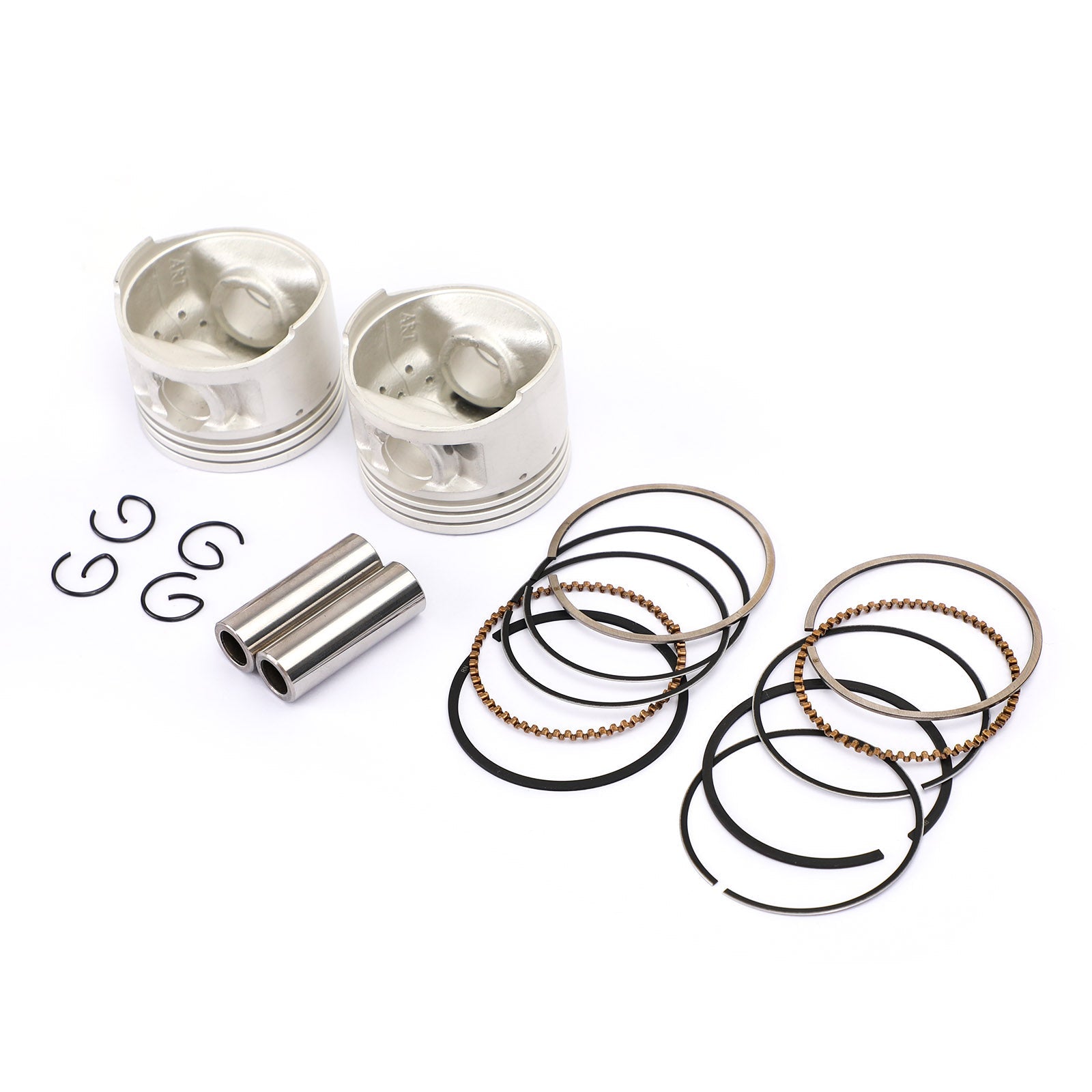 Kit de piston et jeu d'anneaux (2) STD 49mm pour Yamaha Virago V Star XV250 SRV 250 88-18