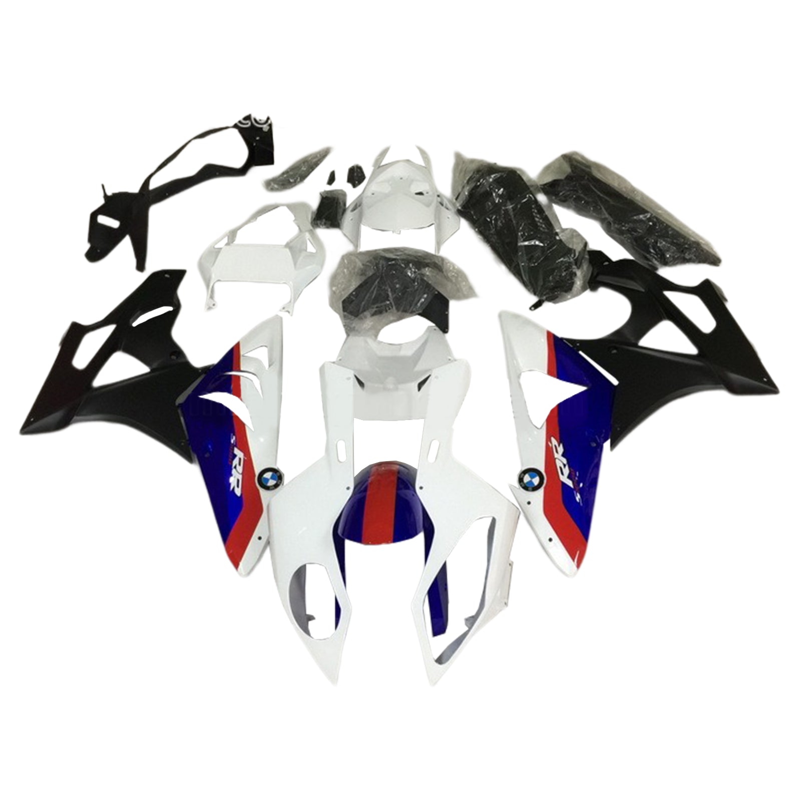 2009-2014 BMW S1000RR Fairing Kit Karosseri Plast ABS