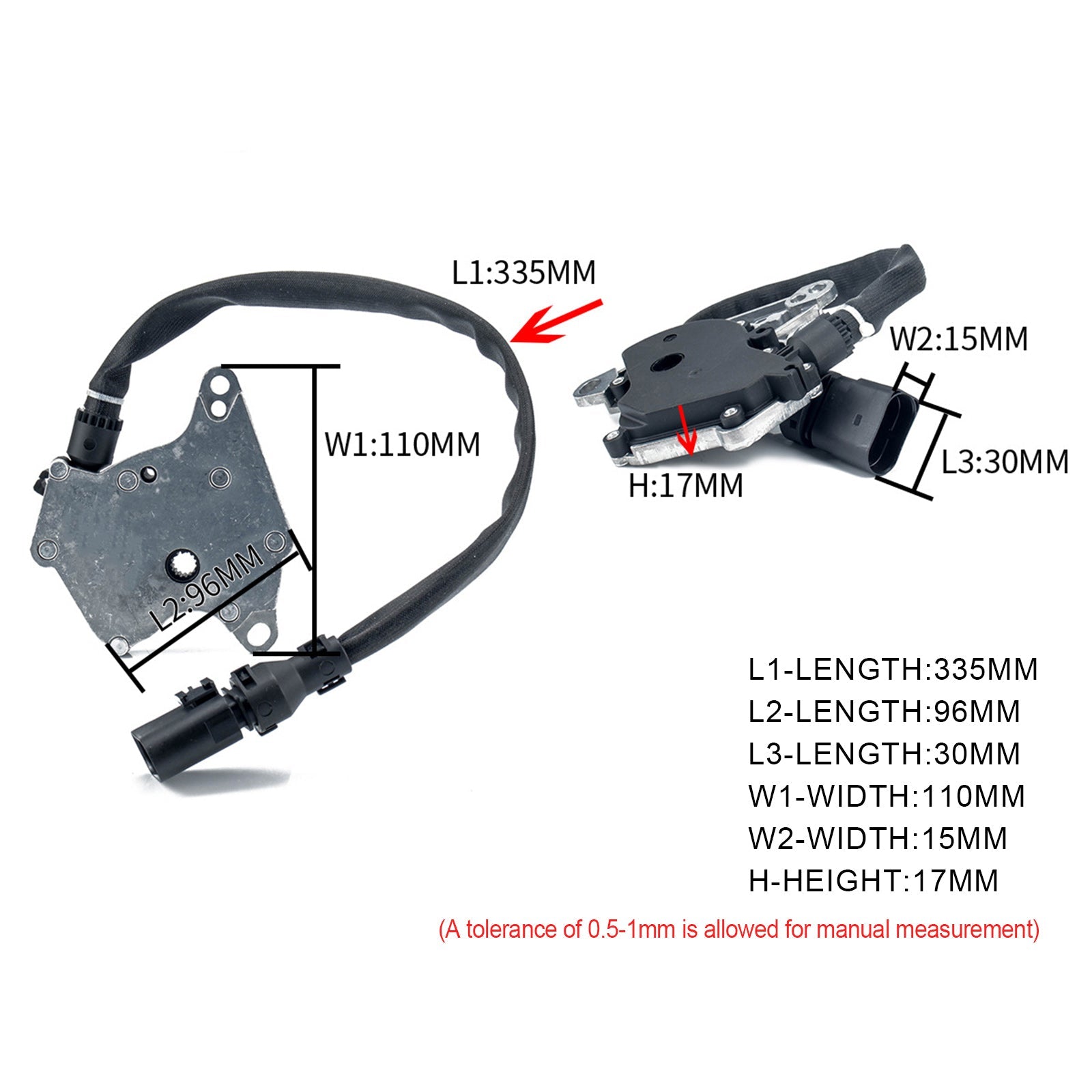 Transmission Neutral Safety Switch For Audi A4 A6/8 01V919821B Generic