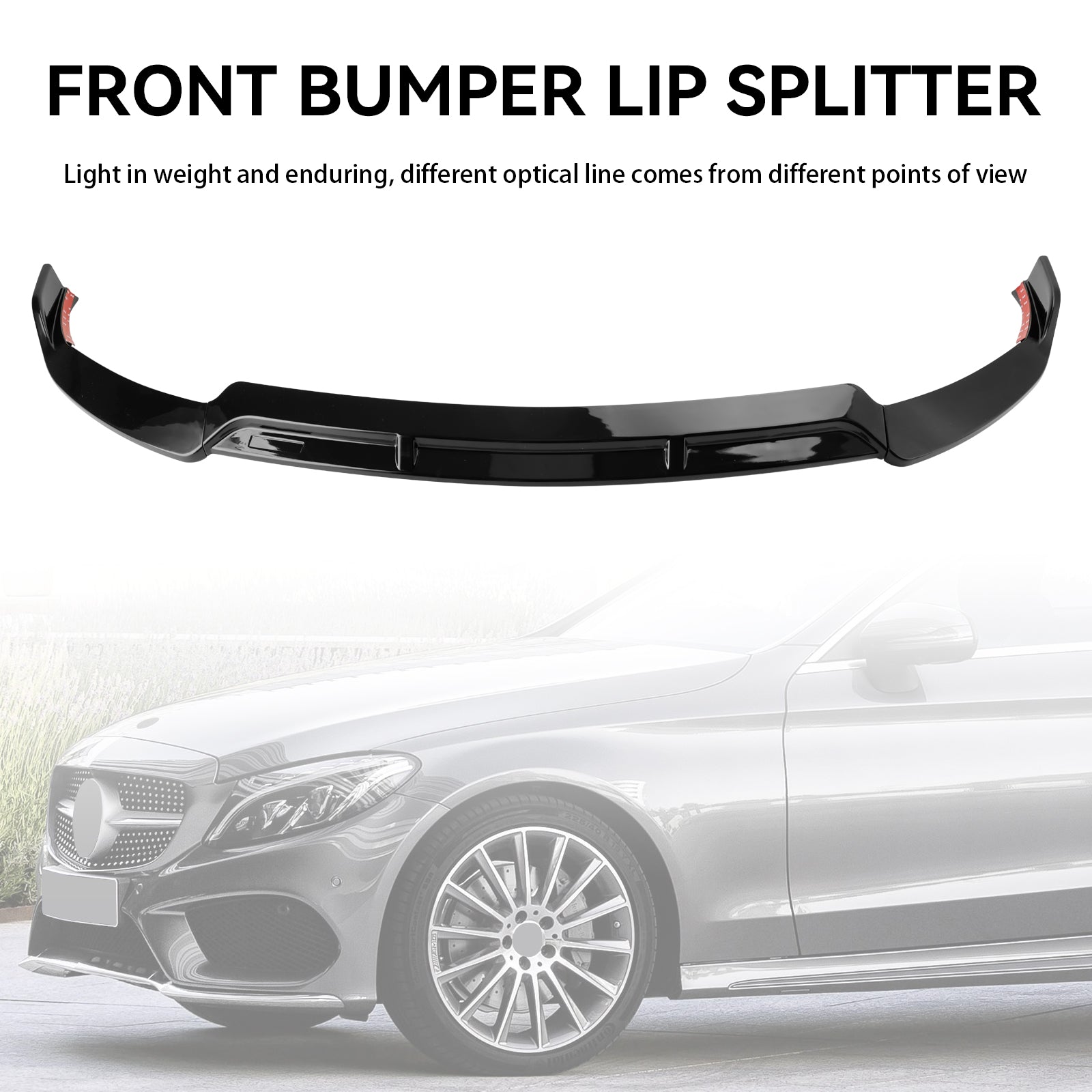 Mercedes Benz C-Klasse 2019-2021W205 C205 Brabus Style Frontsplitter Lip