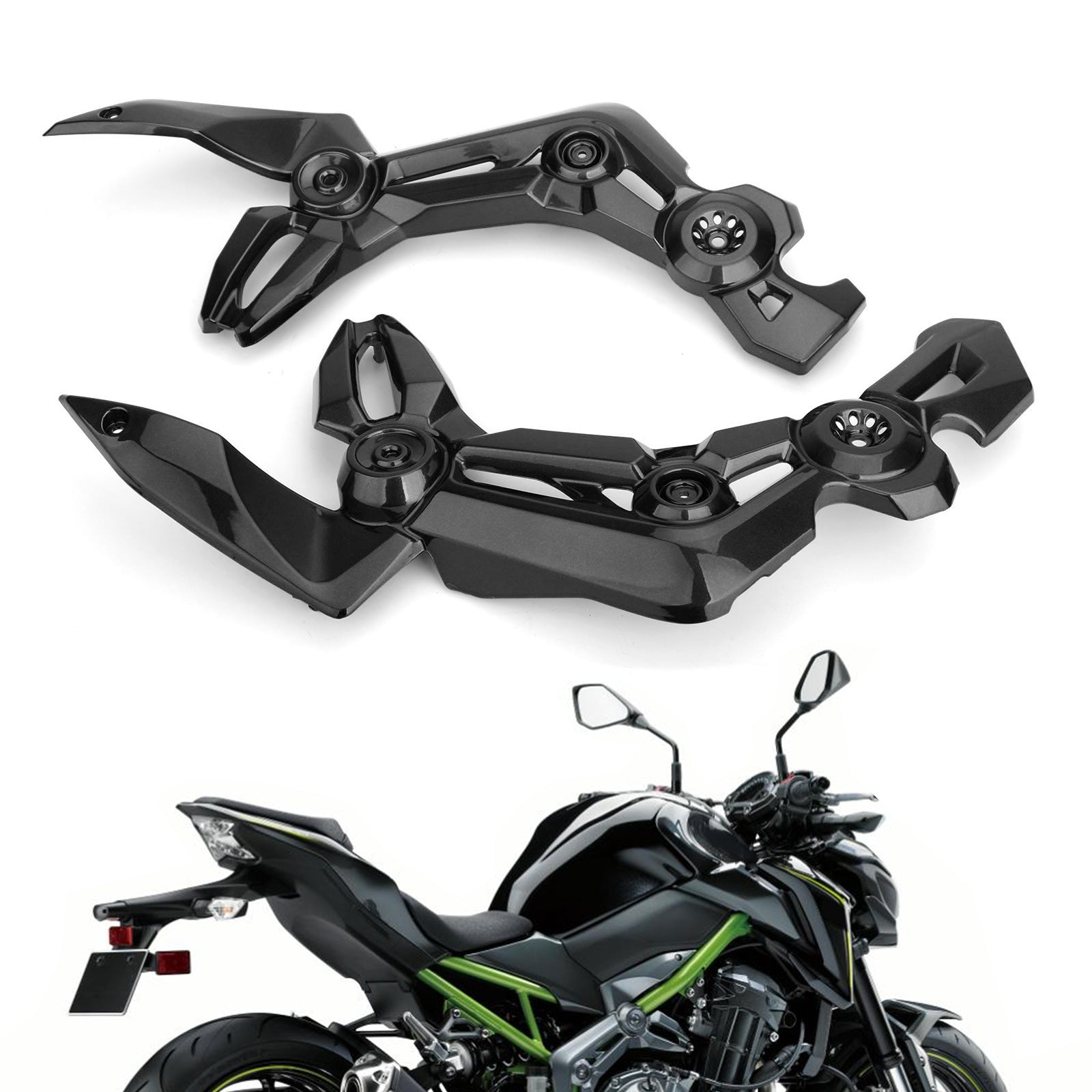 Garniture de protection de cadre pour Kawasaki Z900 2017 – 2019, vert générique