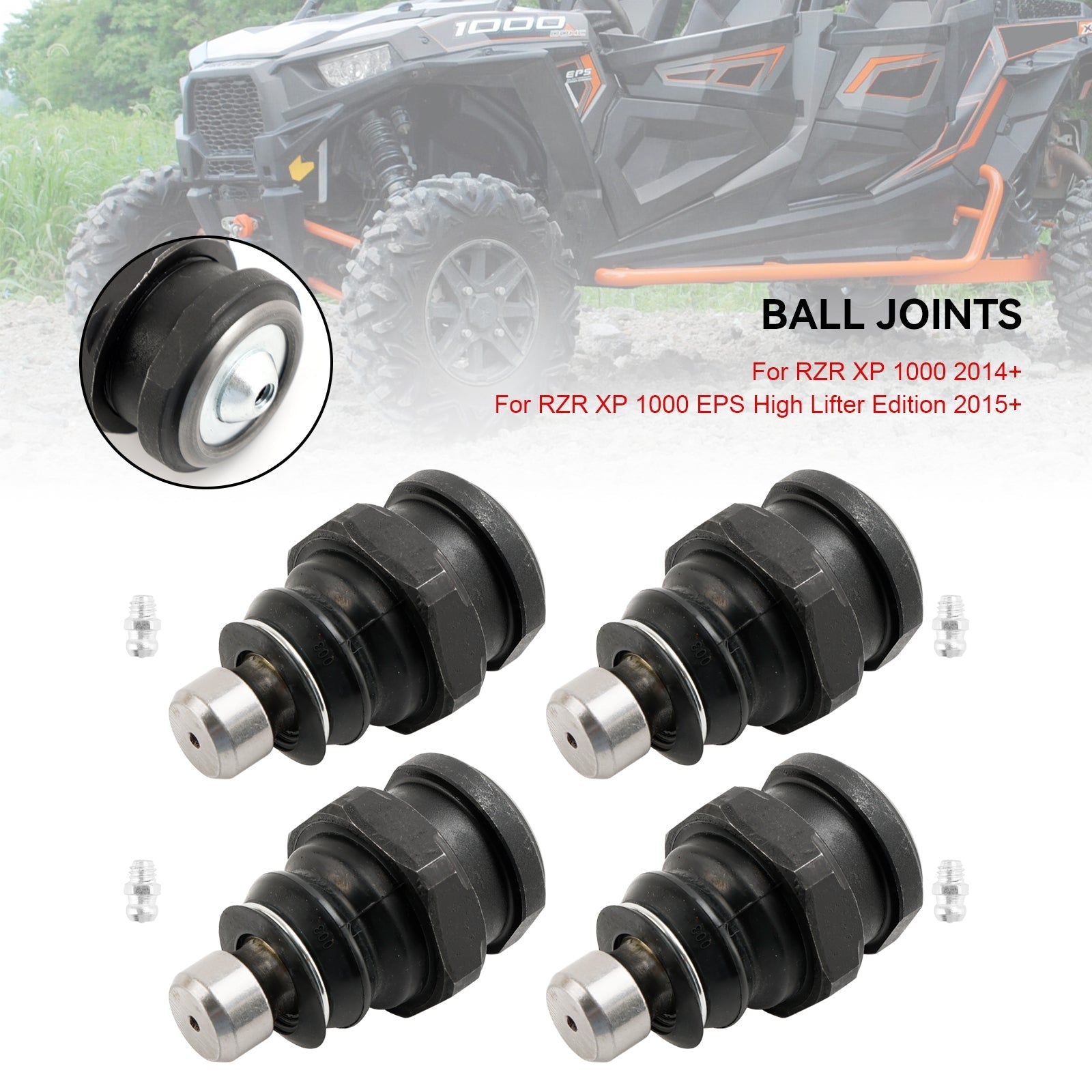 Polaris RZR PRO XP 2020+ 4PCS Death Grip Ball Joints Package