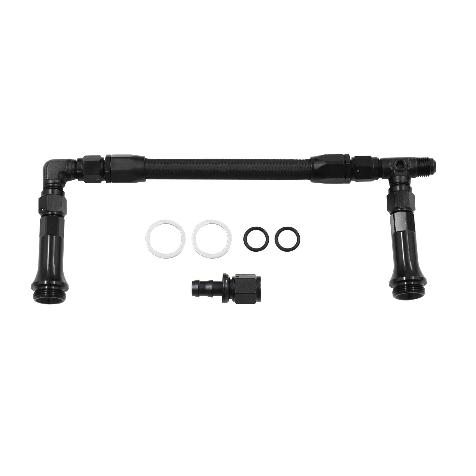 Double pompe tressée AN6 pour carburateur Holley 4150, conduite de carburant à Double alimentation