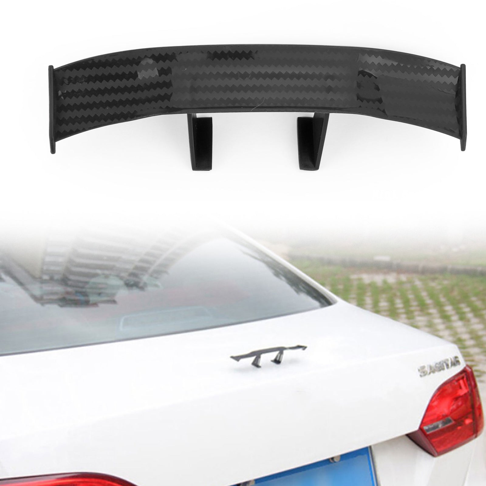 Multi farge Universal Mini Spoiler Bil Auto Haledekorasjon Spoiler Wing Generisk