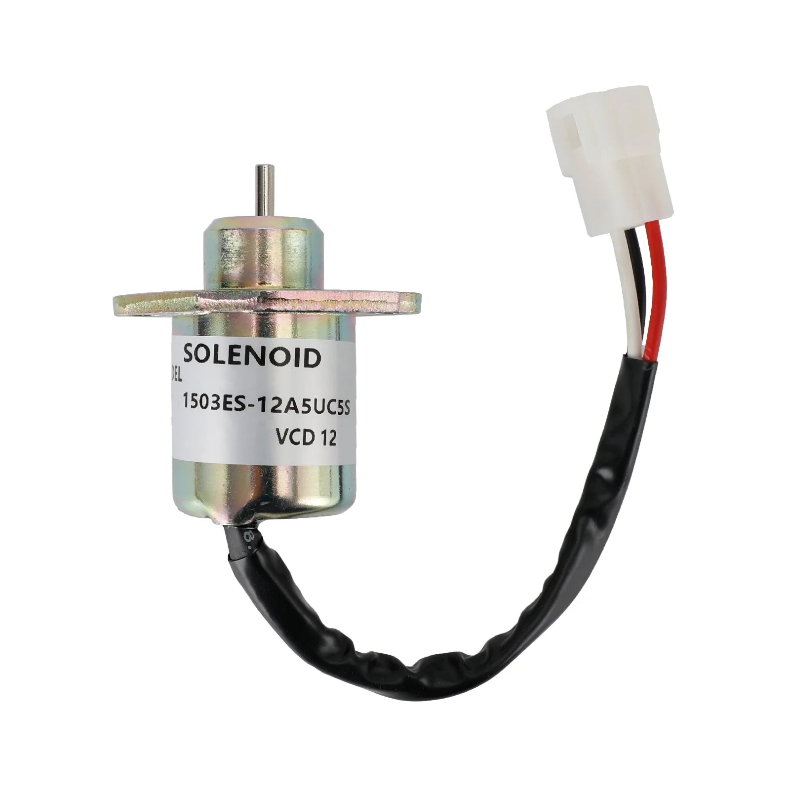 Fuel Shutoff Solenoid 1503ES-12A5UC5S SA-4569-T For Kubota Tractors B1700D B1700E