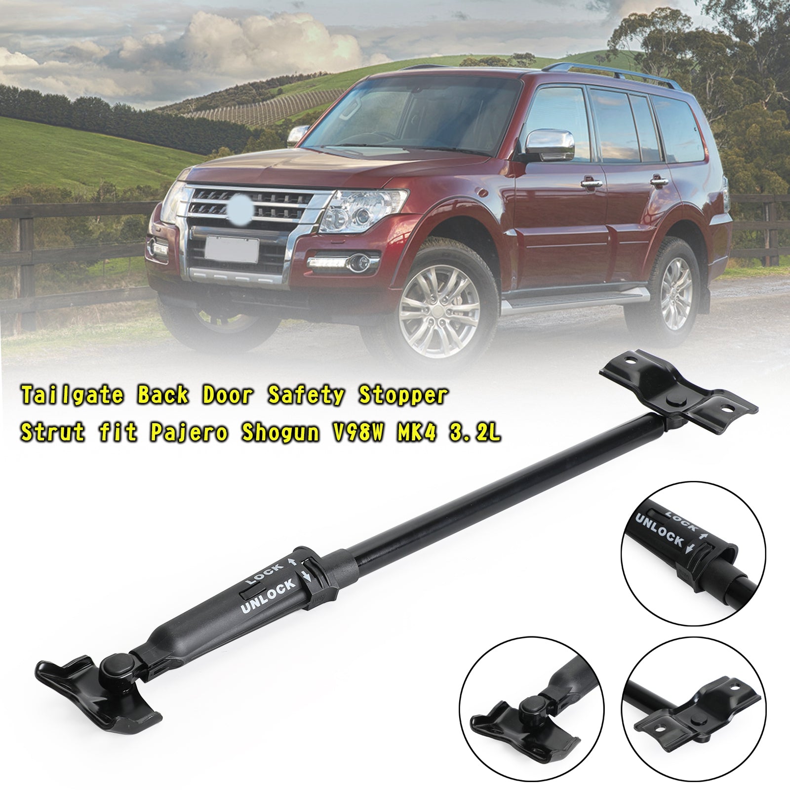 2006-On Mitsubishi Pajero NW NX 3.2L Diesel Achterklep Veiligheidsstopper Strut 5822A020