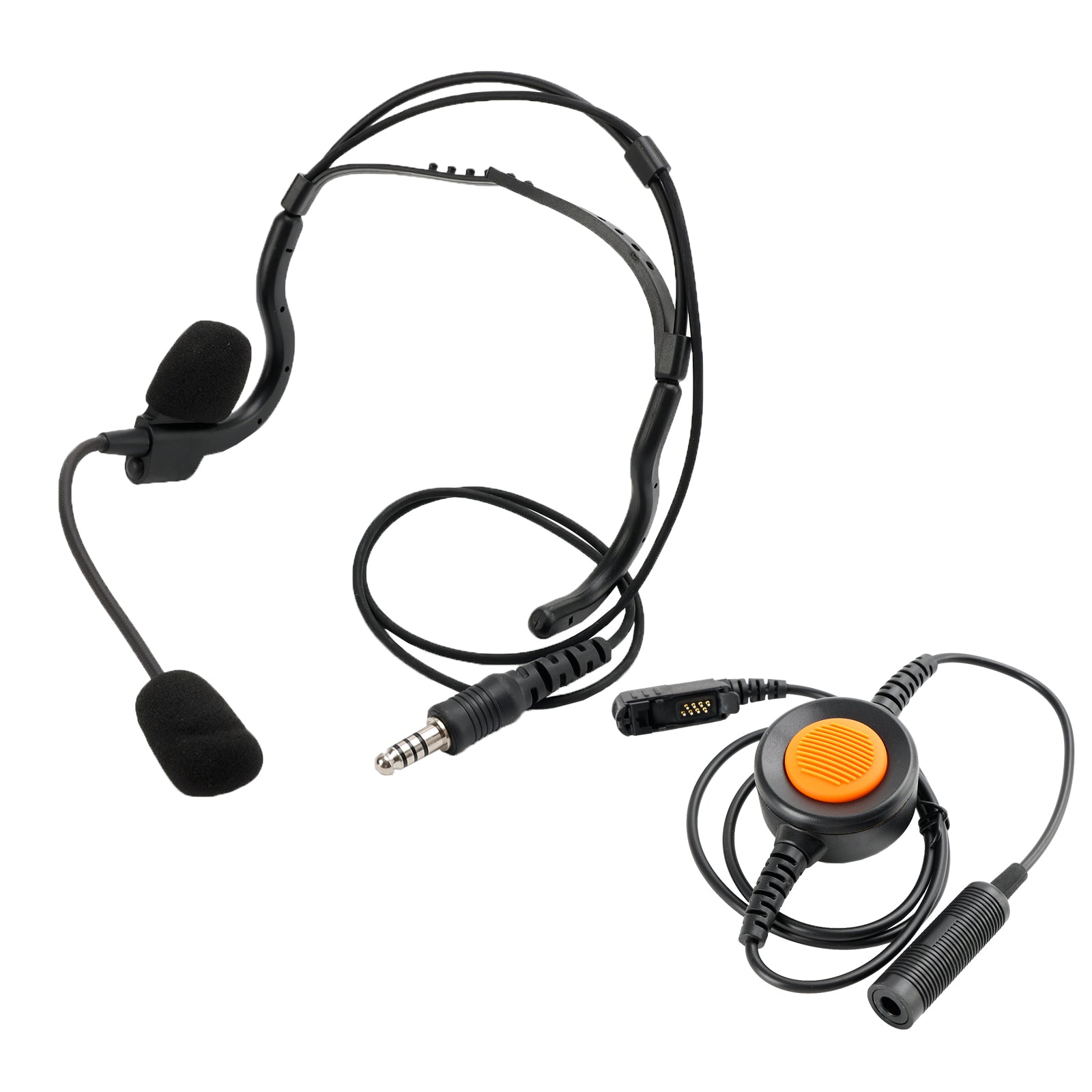 7.1-C8 Achteraan gemonteerde grote plug tactische headset voor XPR3300/3500 XIRP6600/P6620