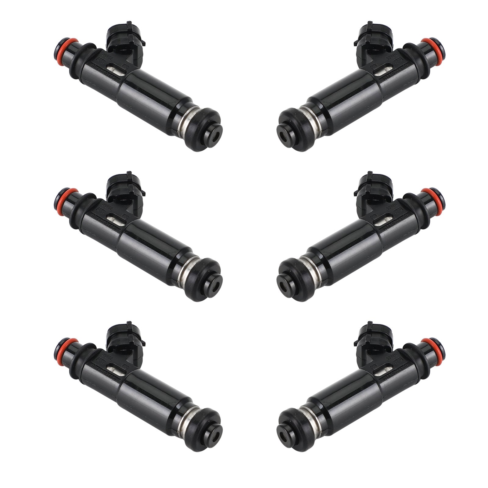 6PCS Fuel Injectors 195500-4370 fit Mitsubishi Montero Pajero 3.8L V6 2003-2006