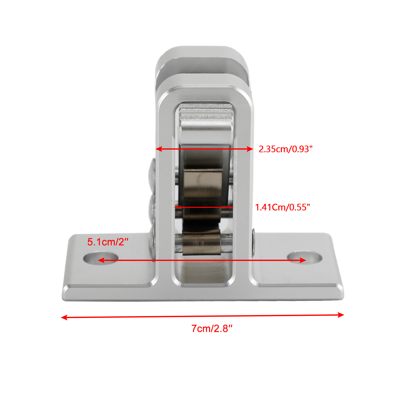 Reservedel i aluminium Bunnbrakett sateng for Dometic SUNCHASER II-markise