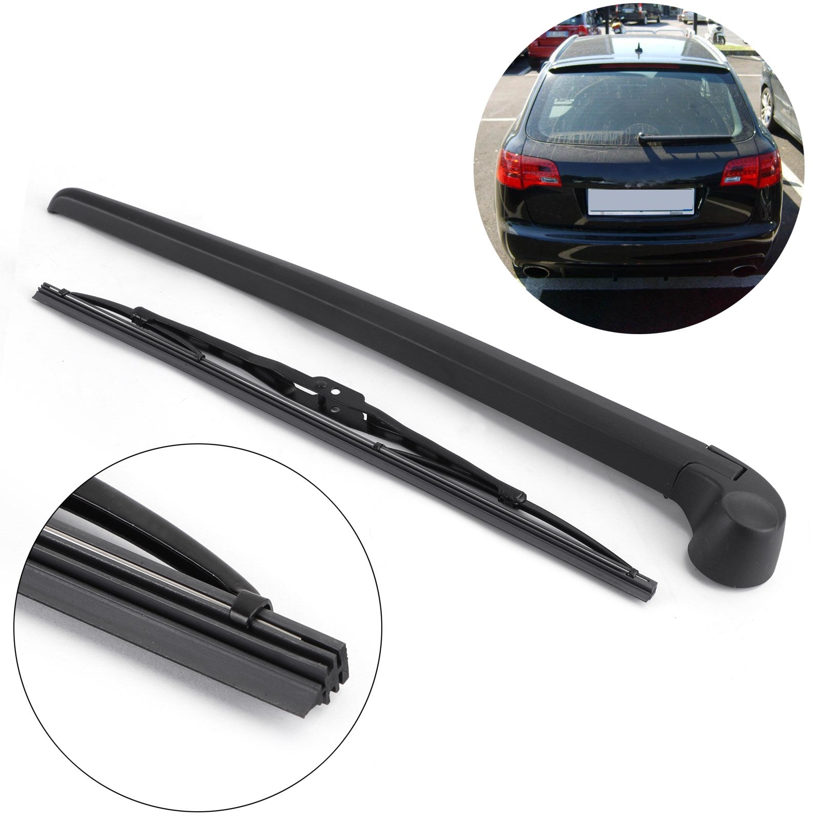 Rear Window Windshield Wiper Arm Blade For AUDI A6 (4F C6) Avant Allroad Generic