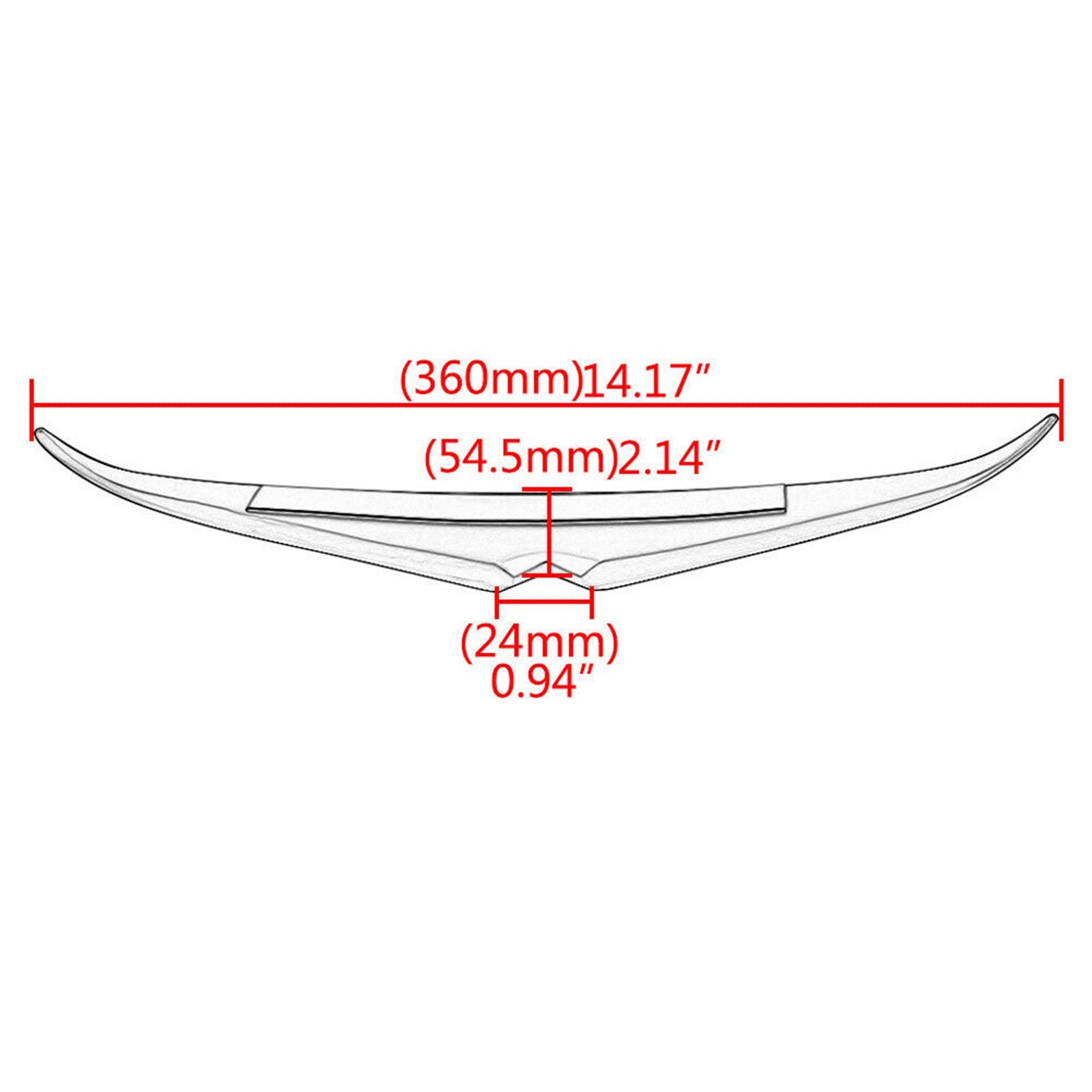 Headlamp Headlight Eyebrow Eyelid Trim For Road Glide FLTRX FLTRU 2015-2021 Generic