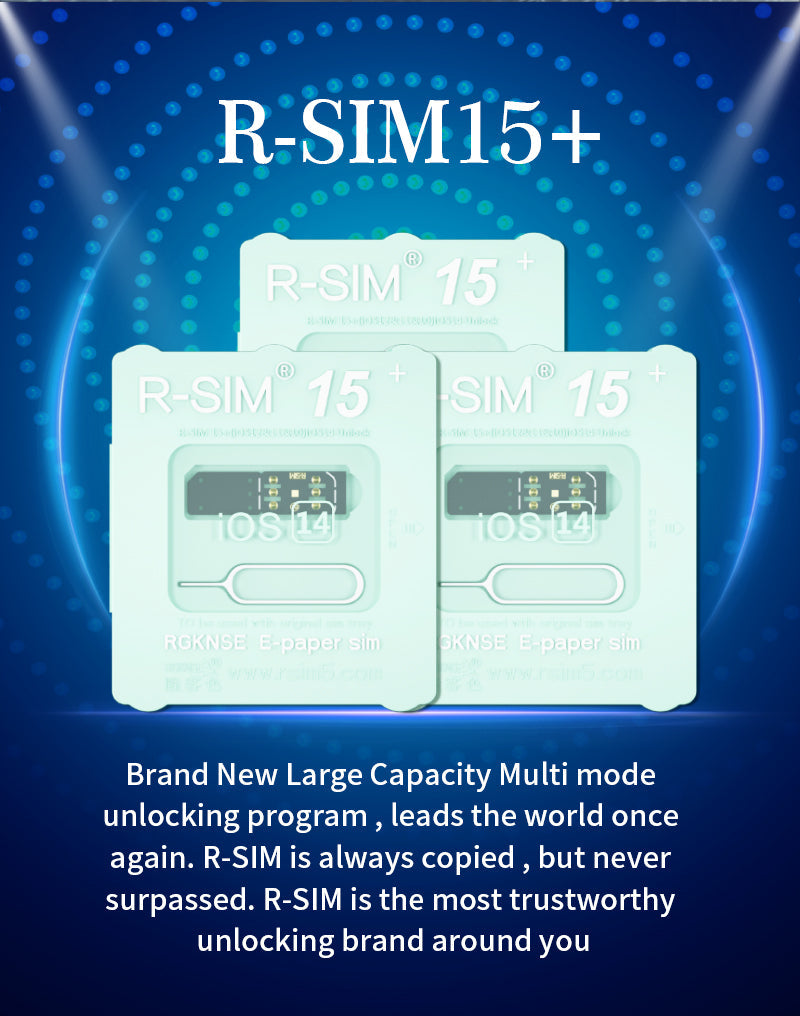 Upgrade RSIM-15+ 15 Nano-ontgrendelingskaart voor iPhone 13 Pro 12 Pro Max X Max 8 iOS15