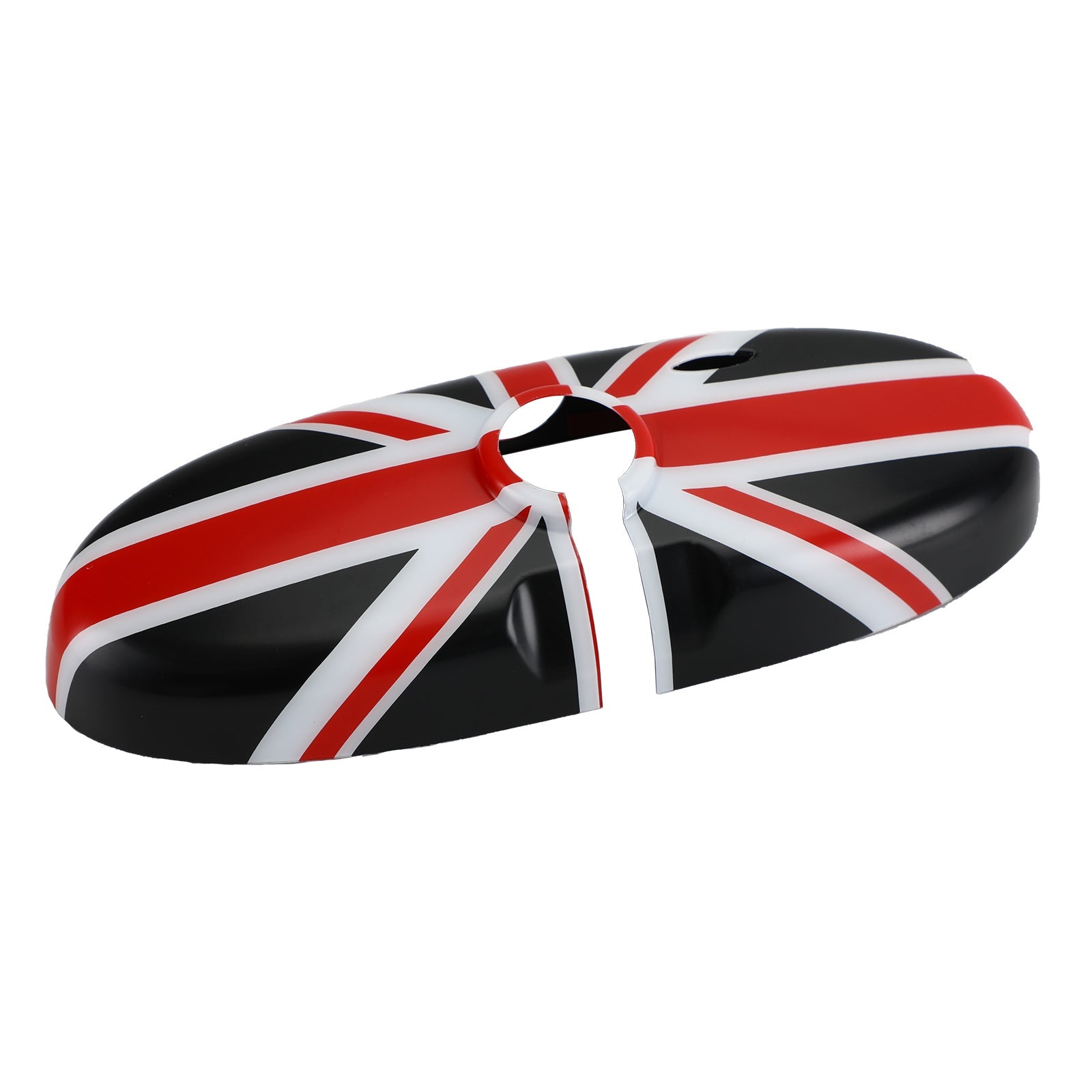 Couvercle de rétroviseur drapeau Union Jack UK, pour MINI Cooper R55 R56 R57, noir/rouge