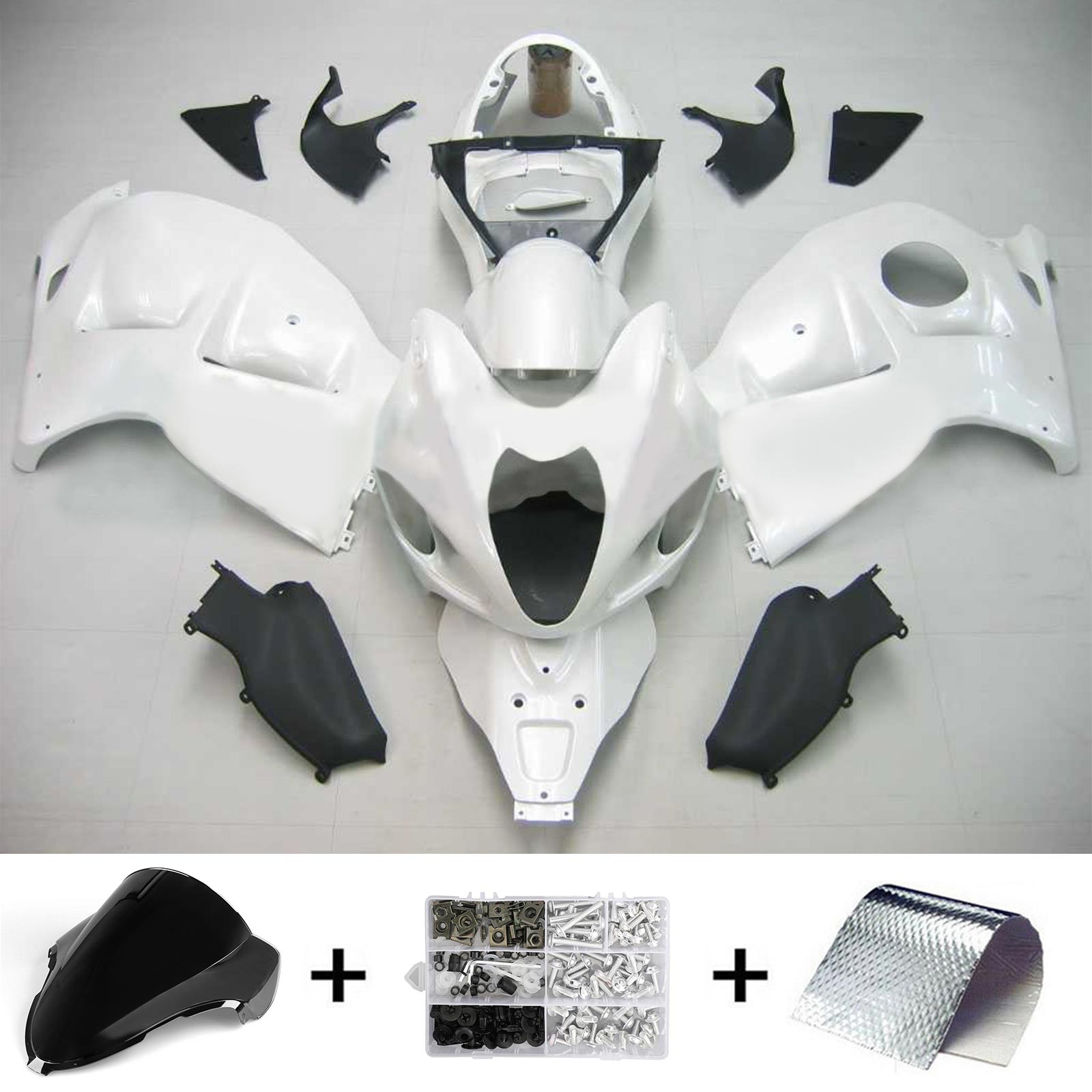 1999-2007 Suzuki Hayabusa GSX1300 Amotopart injectiekuipset carrosserie kunststof ABS #130