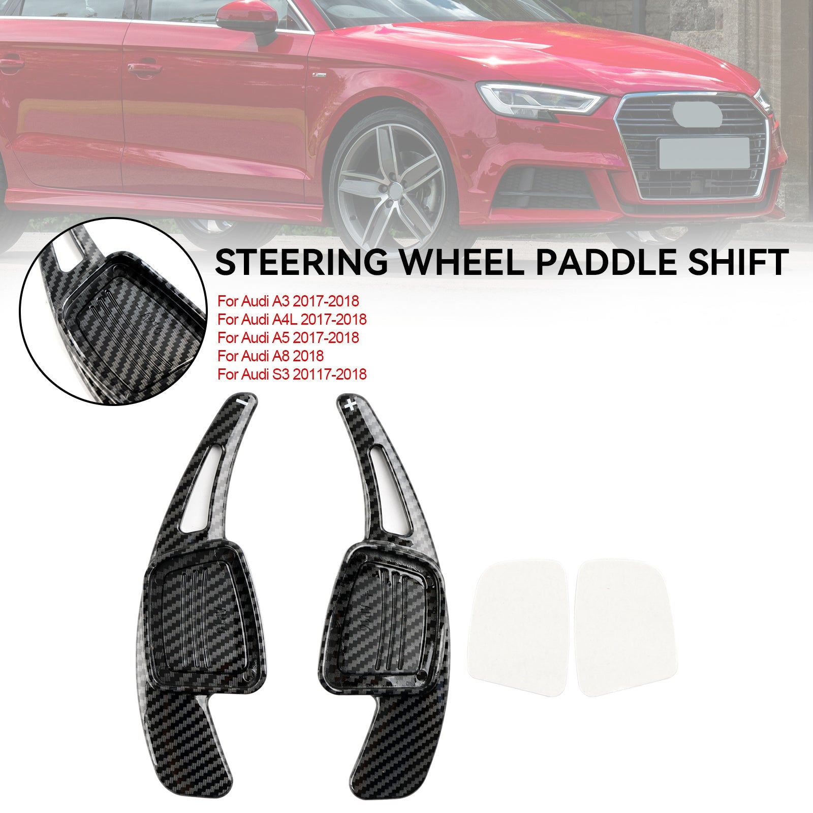 Stuurwiel Shift Paddle Blade Shifter Extension Fit Audi A3 A5 A8 S3 S5