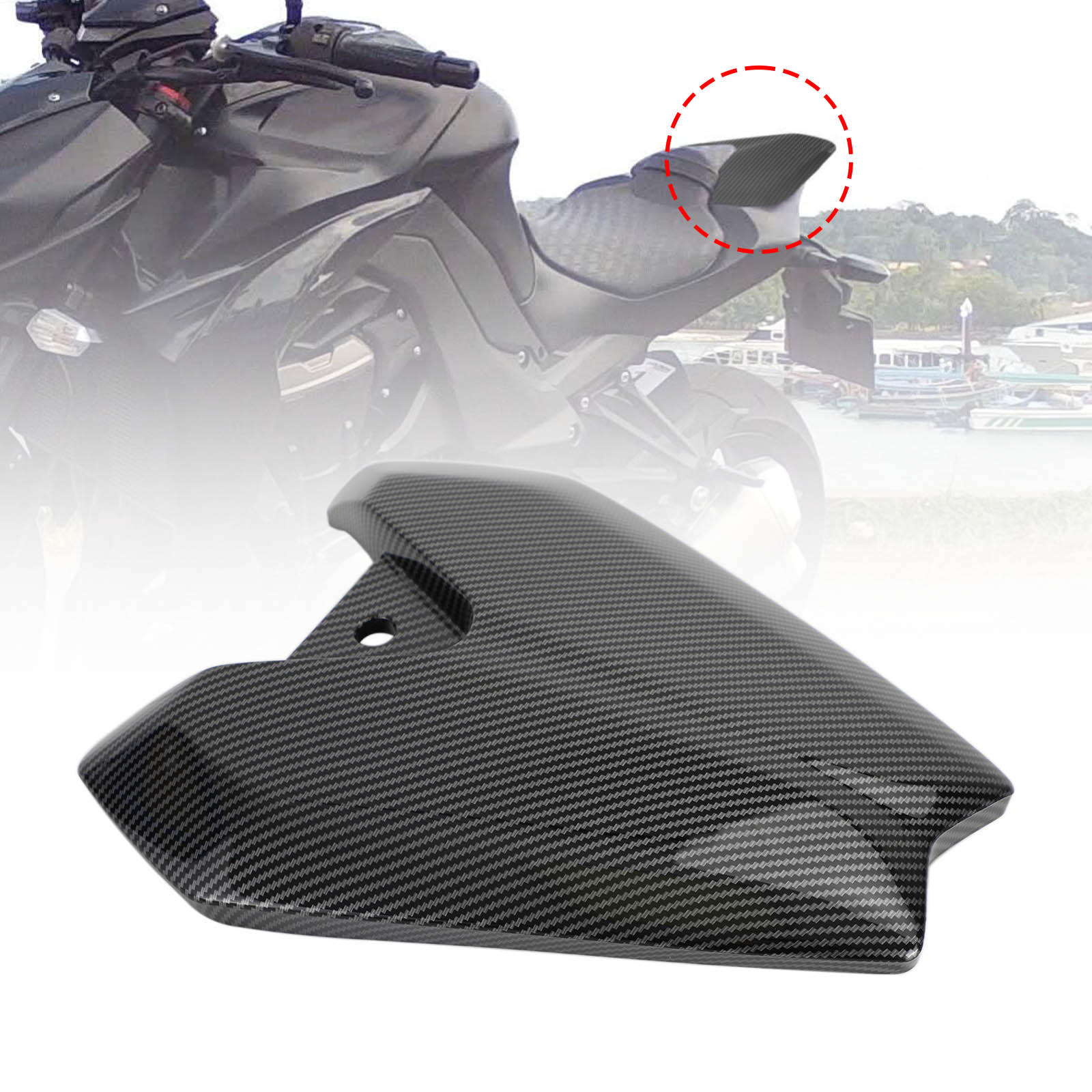 Motor achterbank kuipafdekking kap voor Kawasaki Z1000 2014-2022 Generiek