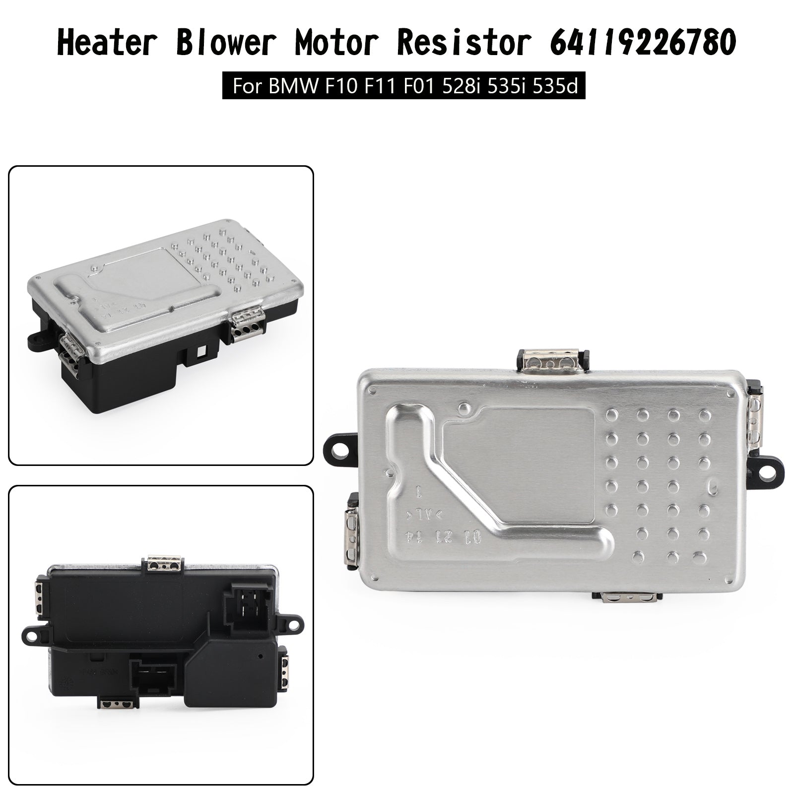 Heater Blower Motor Resistor 64119226780 For BMW F10 F11 F01 528i 535i 535d Generic