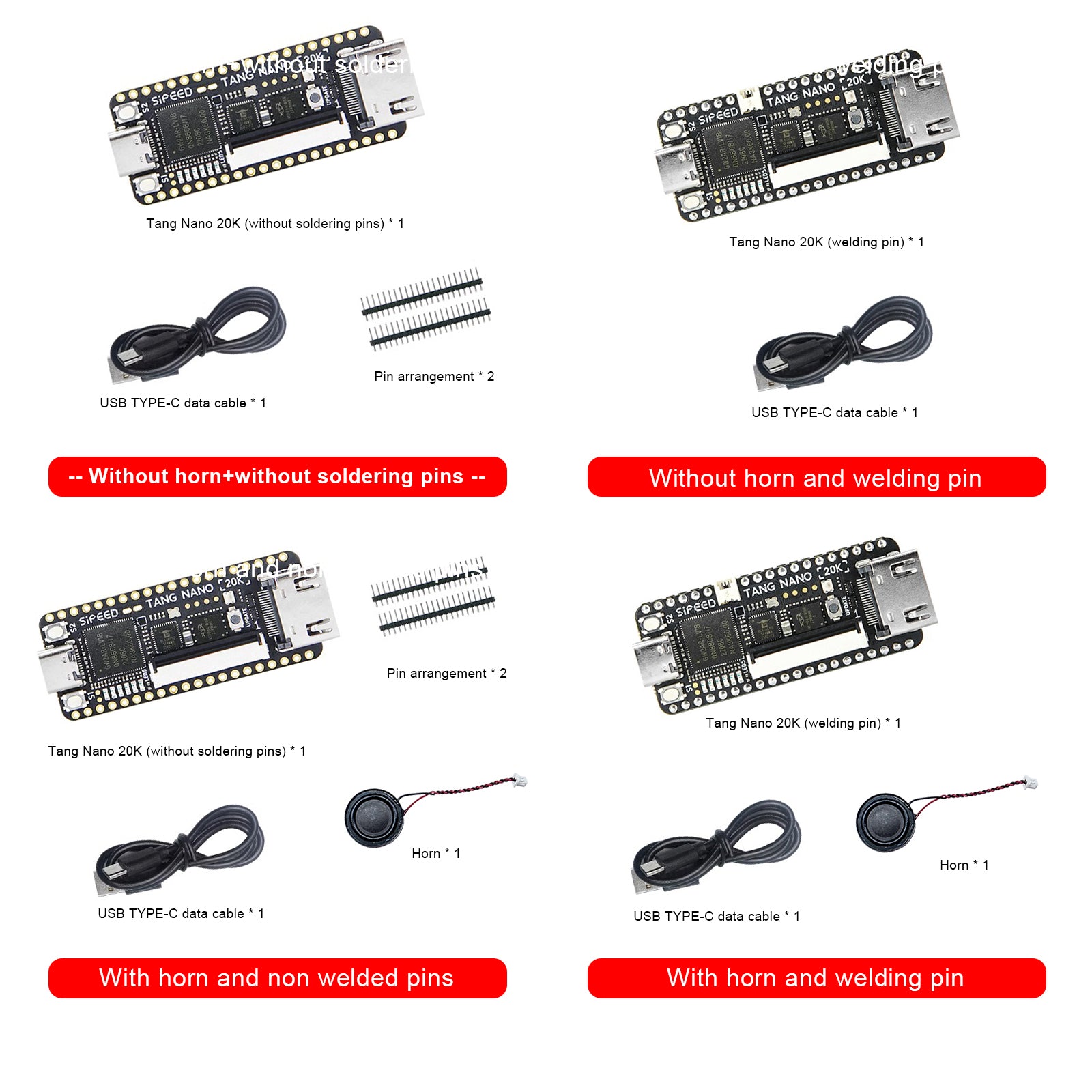 Sipeed Tang Nano 20K carte de développement Open Source FPGA jeu rétro avec haut-parleur