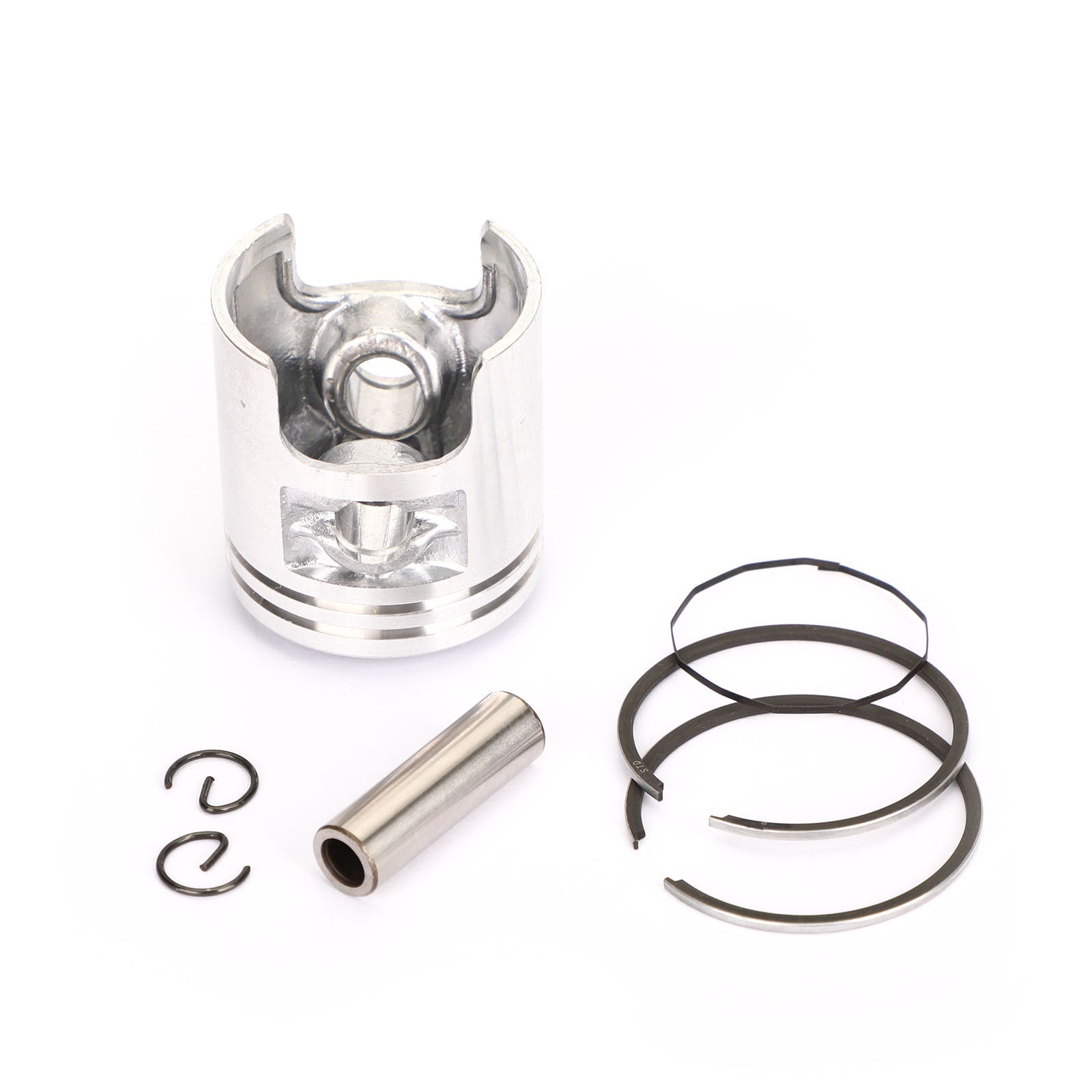 Piston Ring Pin Clip Kit 42Mm +1.00 For Suzuki Address Hi-Up Katana Sepia 50Cc