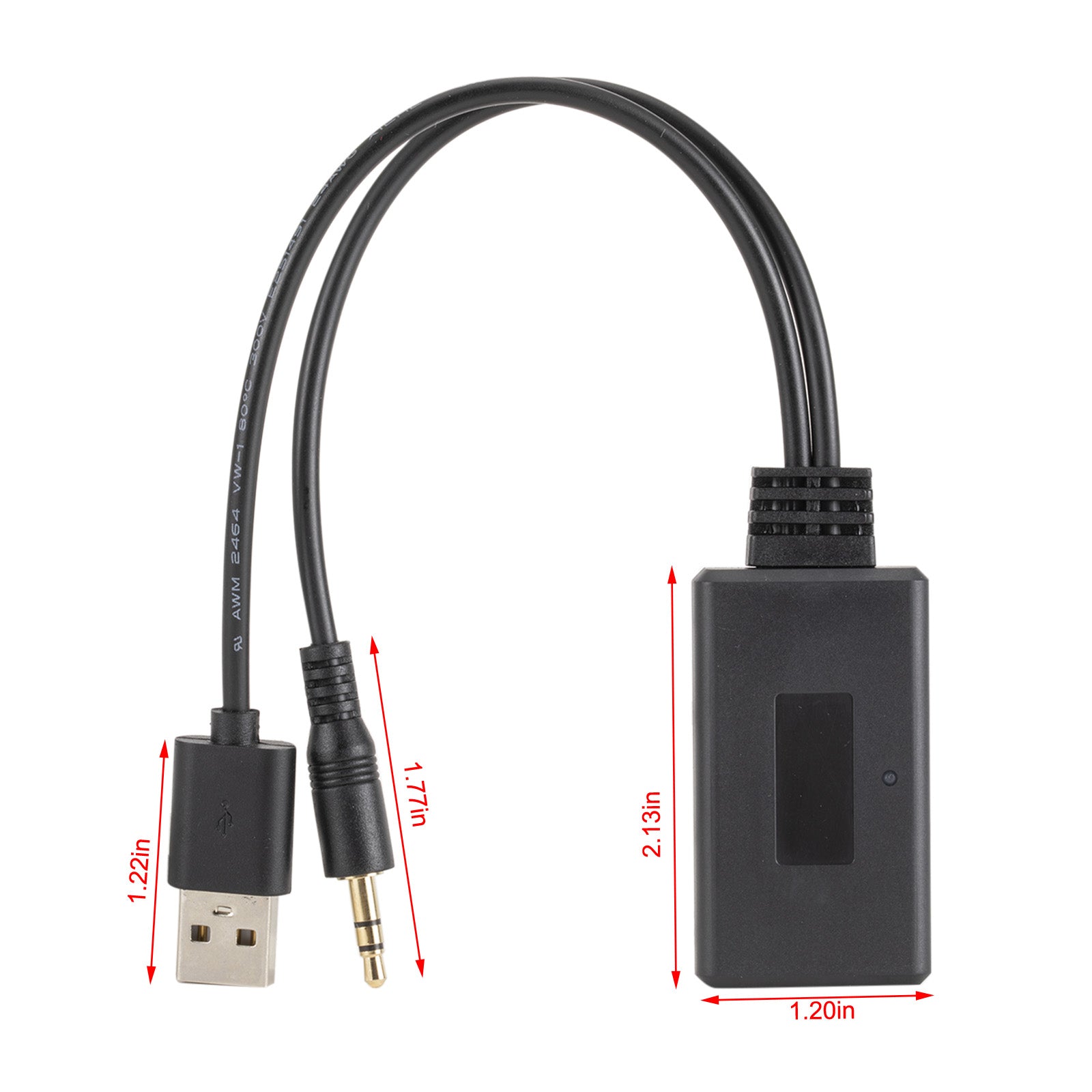 Mini récepteur Bluetooth 5.0 USB, Jack 3.5mm, adaptateur Audio CD stéréo pour voiture AUX