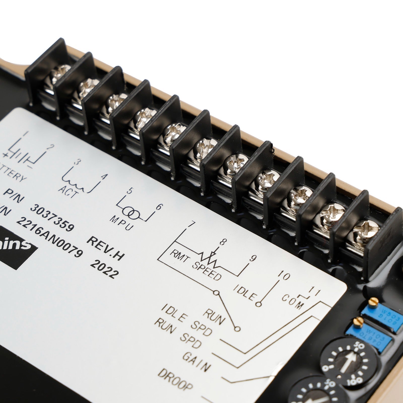 Elektronische motortoerentalregelaar voor Cummins 3037359