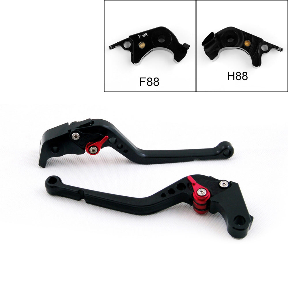 Brake Clutch Levers For Kawasaki ZX1400/ZX14R/ZZR1400 GTR1400/CONCOURS 14 Black Generic