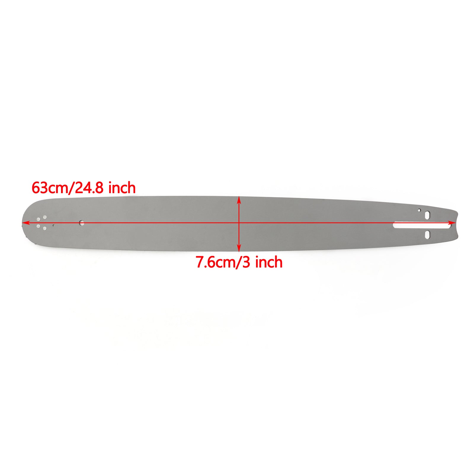 22'' KETTINGZAAGGELEIDER 0,325'' 0,058 Maat Voor 52CC 58CC KETTINGZAAG 5200 5800 Generiek