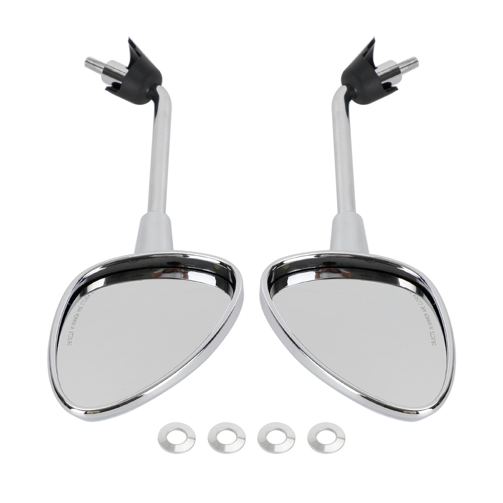 Vespa Sprint 50 125 150 2014-2022 Left & Right Rearview Mirror Chrome