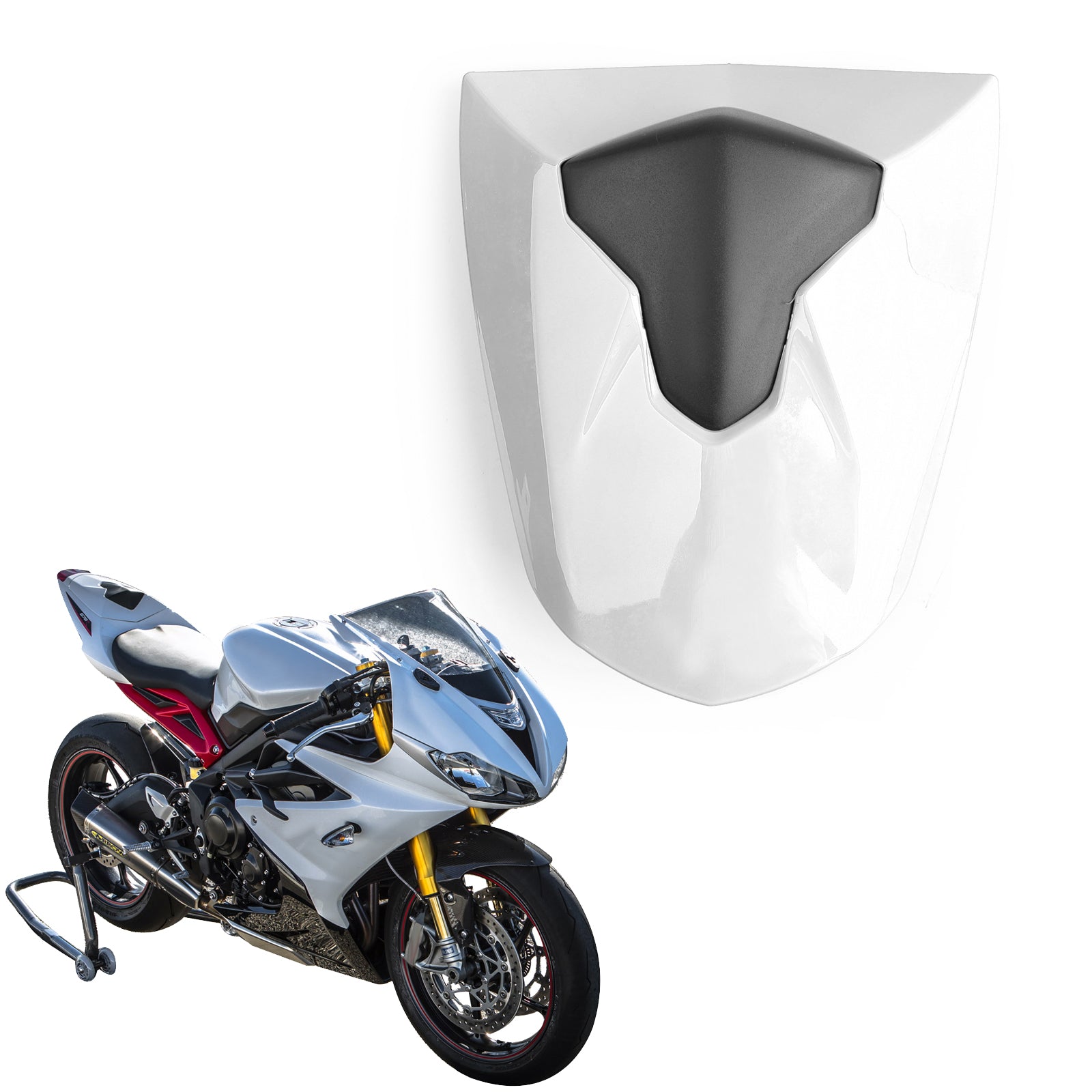 Daytona 675 et 675R 2013-2018 Capot de housse de siège passager arrière ABS