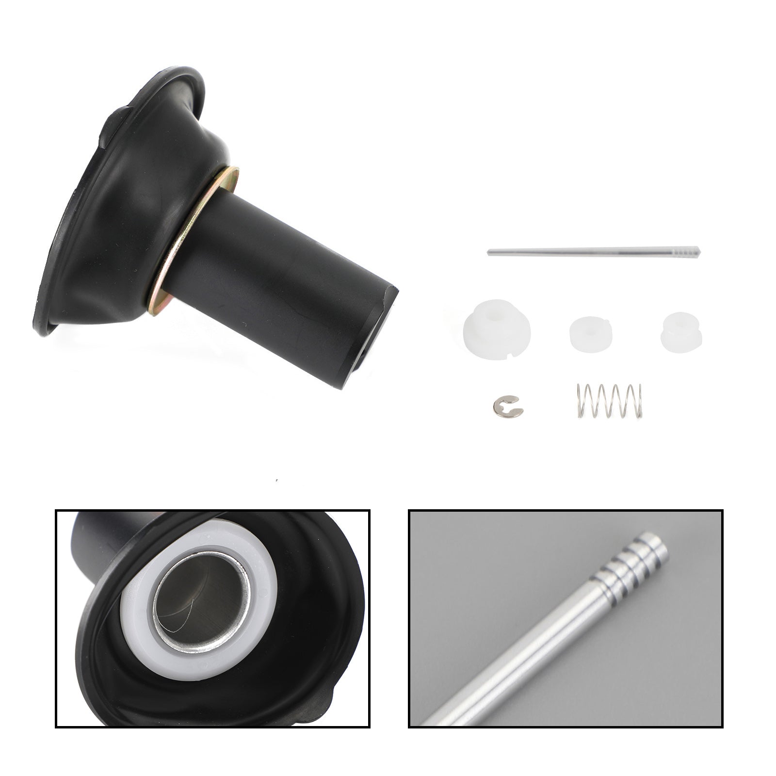 1x Carburetor Plunger Diaphragm Repair Kit fit for Yamaha XJR400 1993-2000 Generic