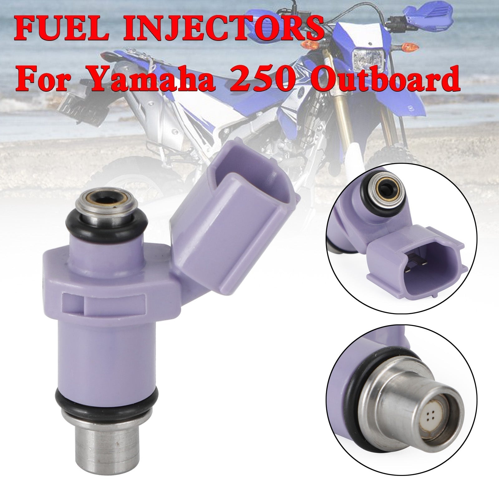 Yamaha 250 buitenboordbrandstofinjectoren 6P2-13761-10-00