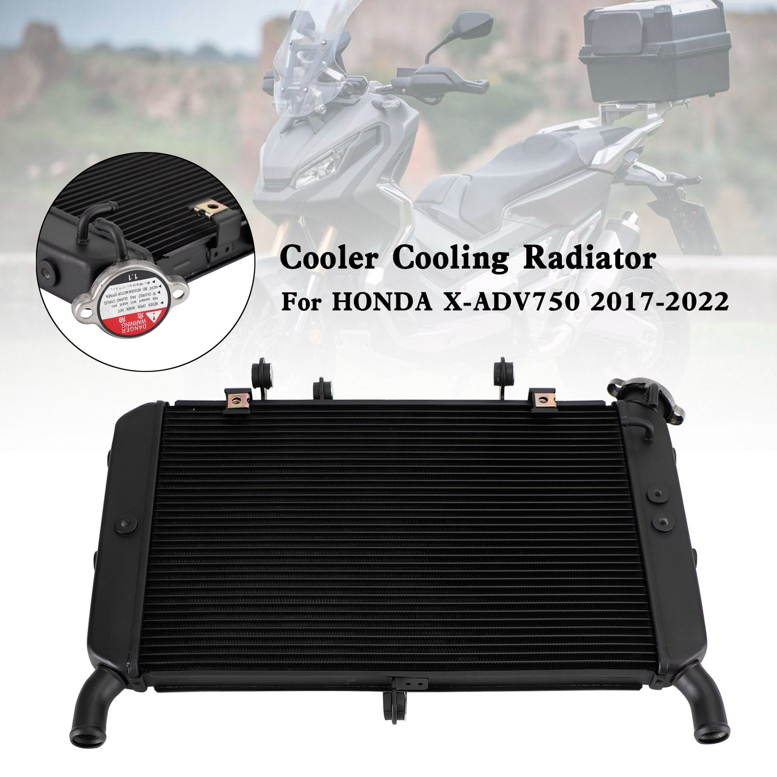 2017-2022 Honda X-ADV 750 XADV Radiateur Refroidisseur Eau De Refroidissement