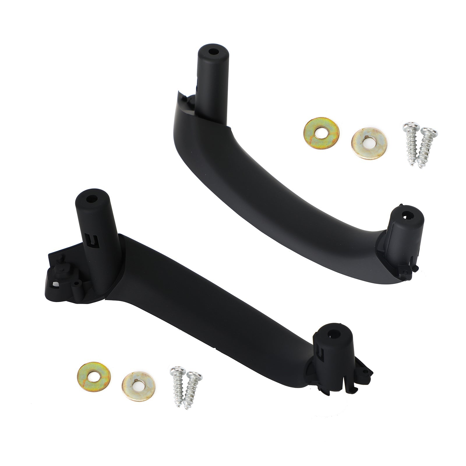 Areyourshop Left+Right Door Interior Inner Handle Pull Trim Black For BMW F25 F26 X3 X4