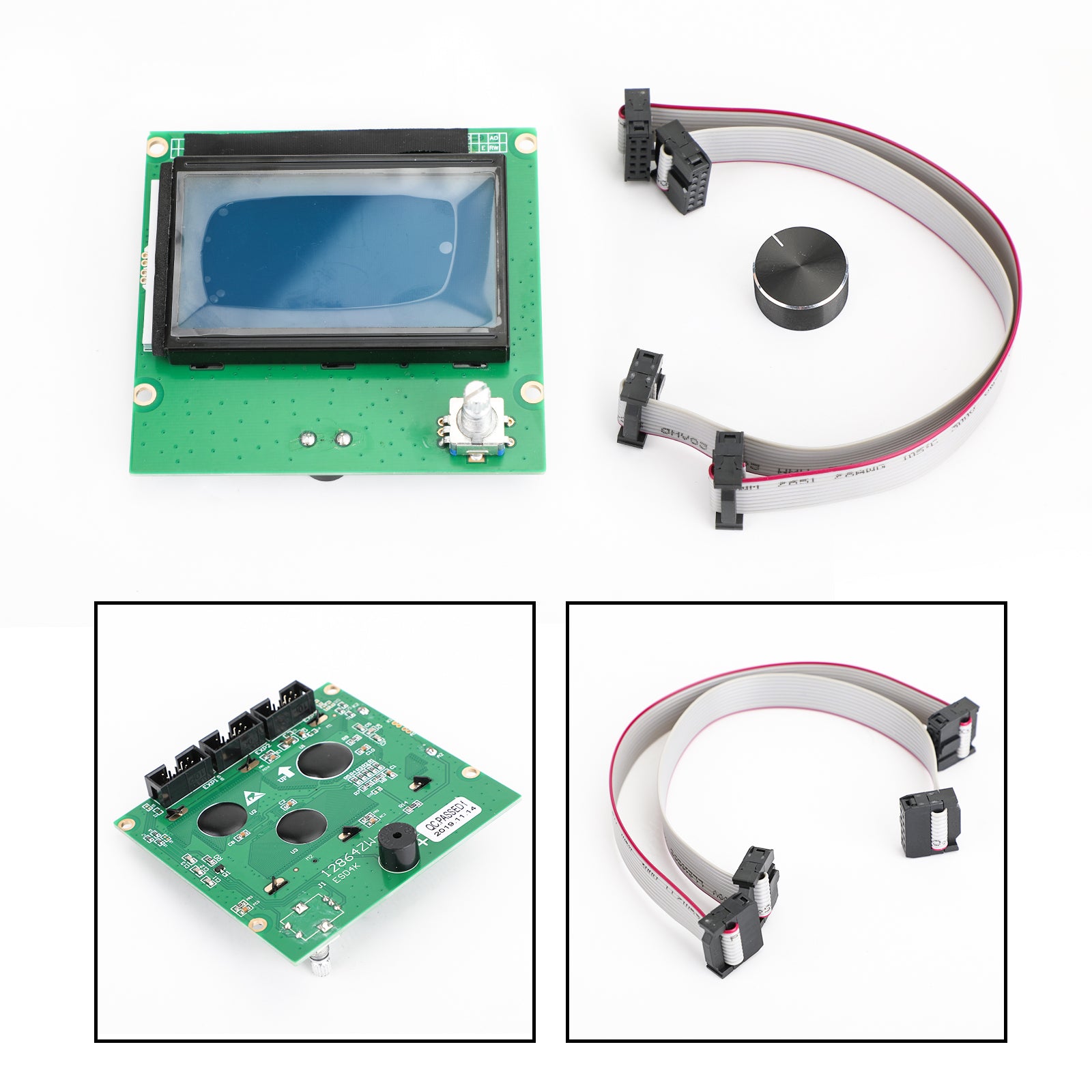 12864 1.4 LCD-scherm + kabel Blauwe controller Hellingenweergave voor Creality 3D CR-10S