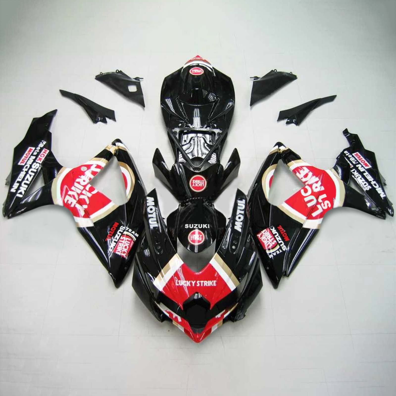 2008-2010 Suzuki GSXR 600/750 K8 Amotopart Injectiekuipset Carrosserie Kunststof ABS #137