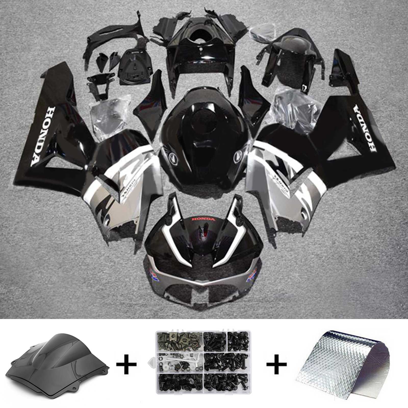 Kit de carénage d'injection Honda CBR600RR F5 2013-2020, carrosserie en plastique ABS #155