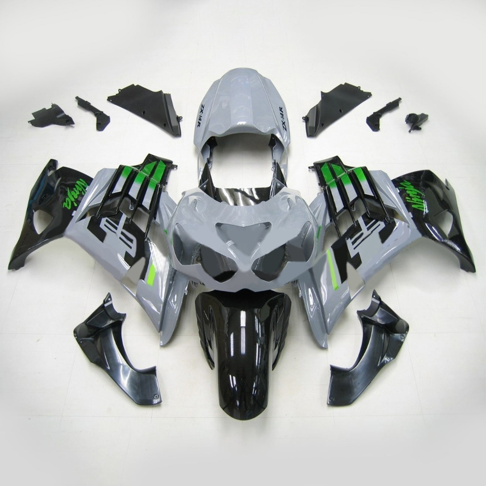 2012-2021 Kawasaki ZX14R Amotopart Injection Fairing Kit Bodywork Plastic ABS #108