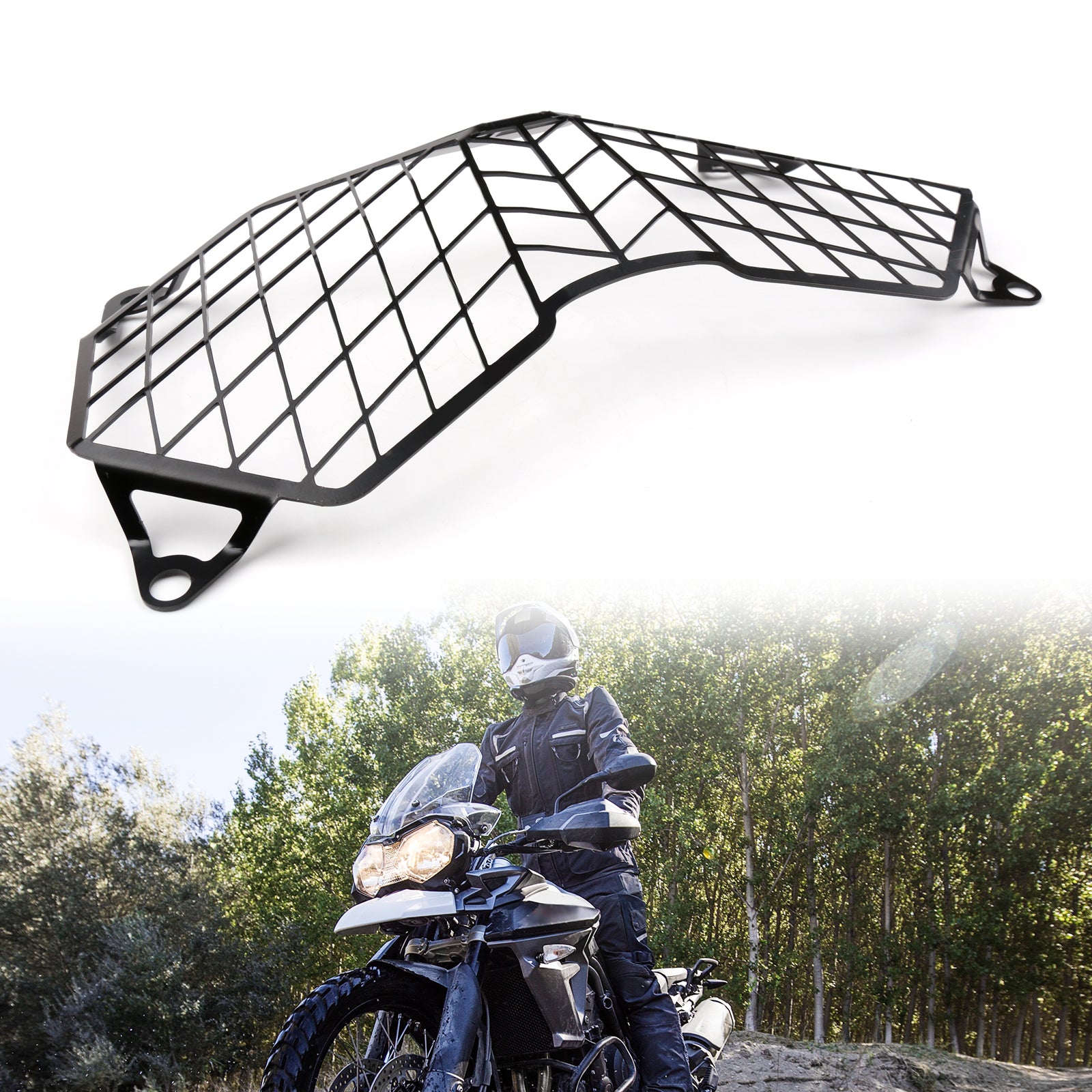 TIGER EXPLORER 1200 1200XC 2012-2017 Tiger 800 2010-2017 Koplamp Guard Protector Grill Cover Motorfiets Generiek