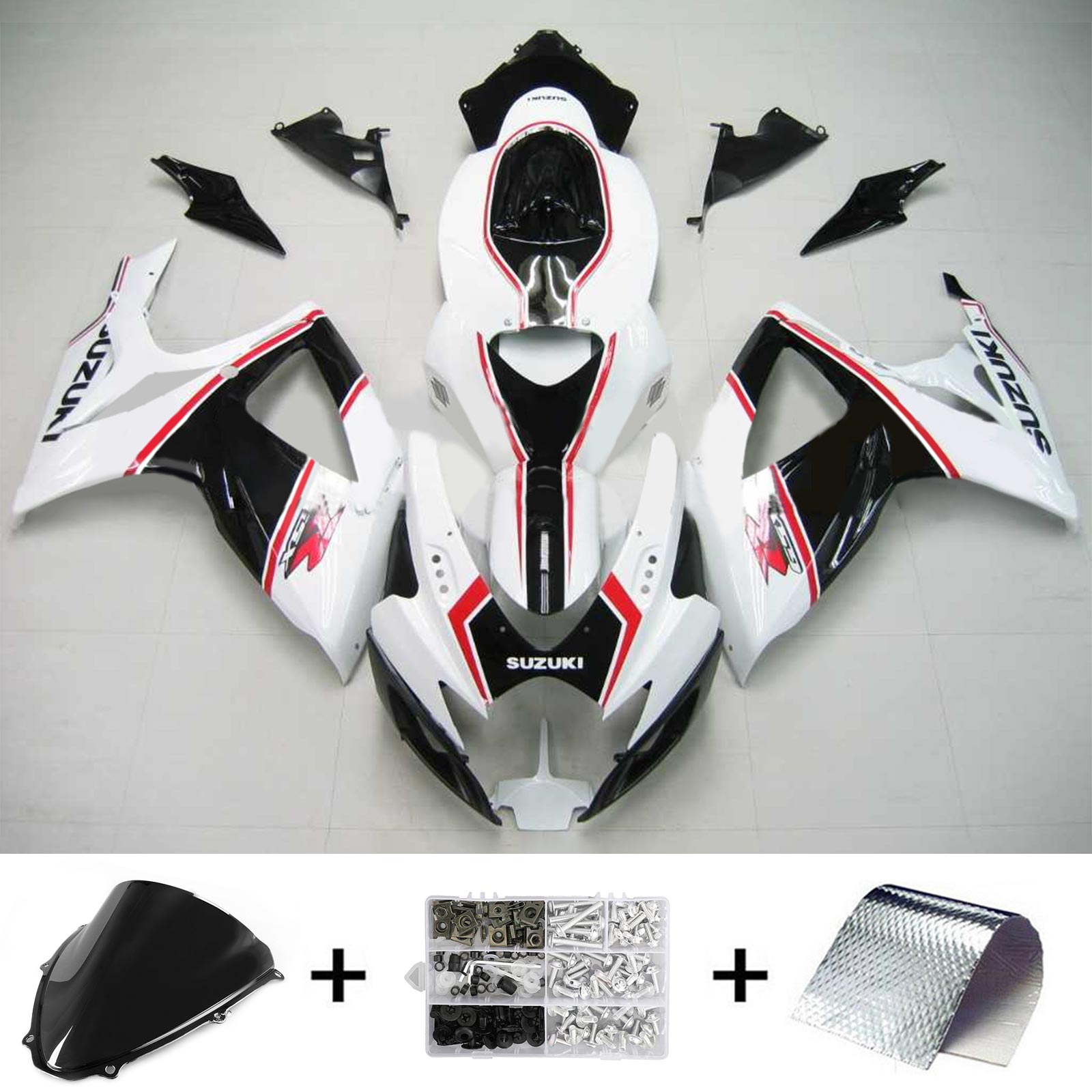 2006-2007 Suzuki GSXR 600/750 K6 Amotopart Injection Fairing Kit Bodywork Plastic ABS #172