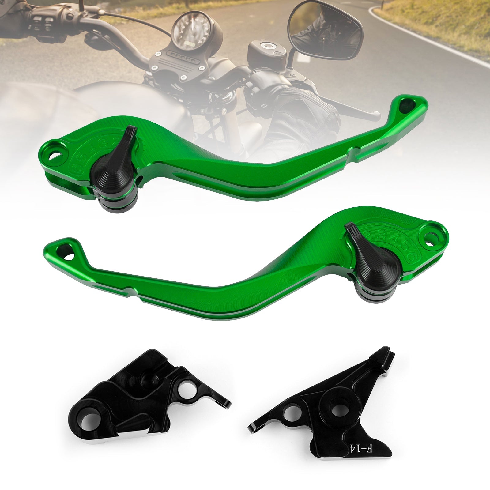 Kawasaki ZZR600 ZXR400 Z750S ZX9R ER-5 CNC Short Clutch Brake Lever