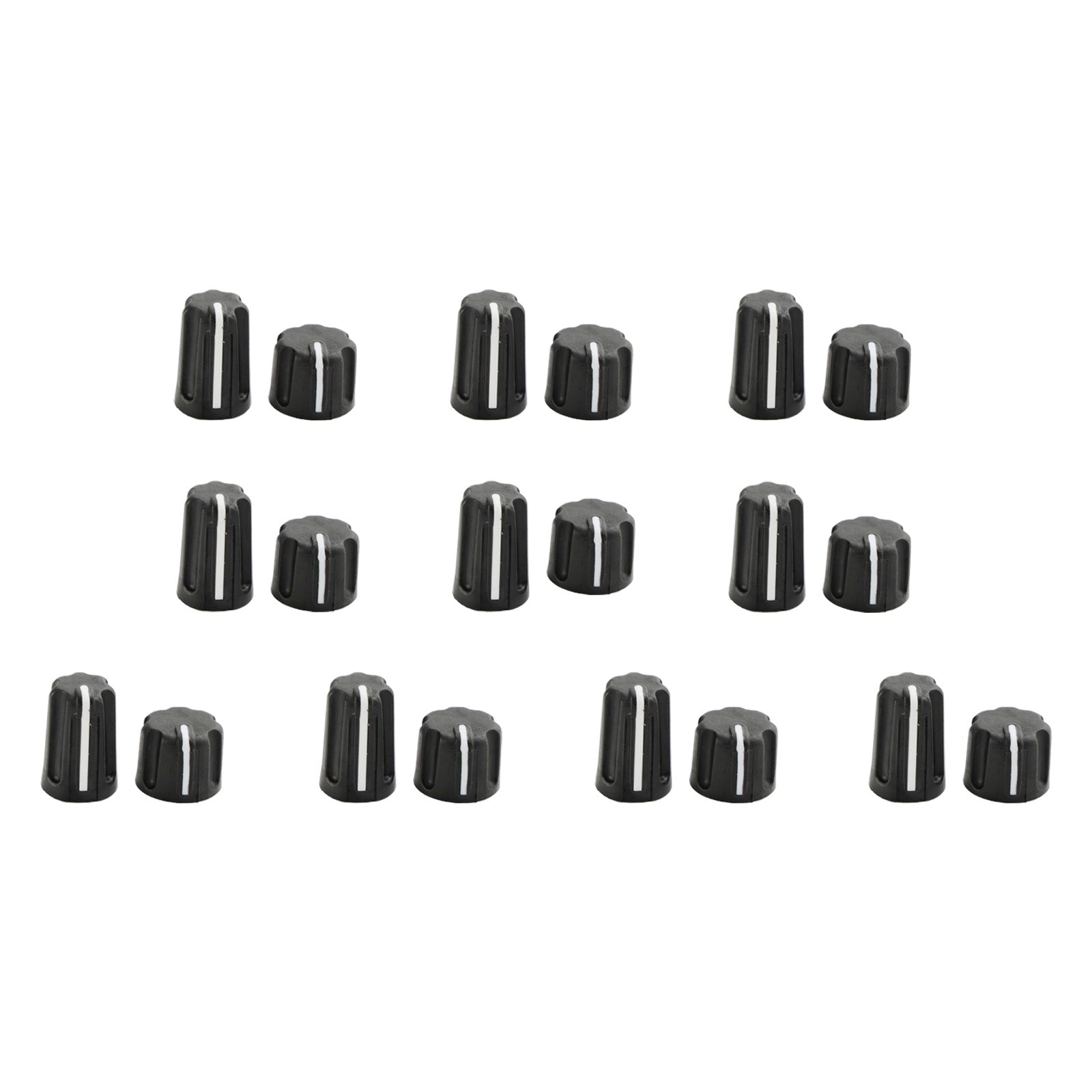 10Set Volume Control & Channel Selector Knob Cap For Motorola P6600 P6620 Radio