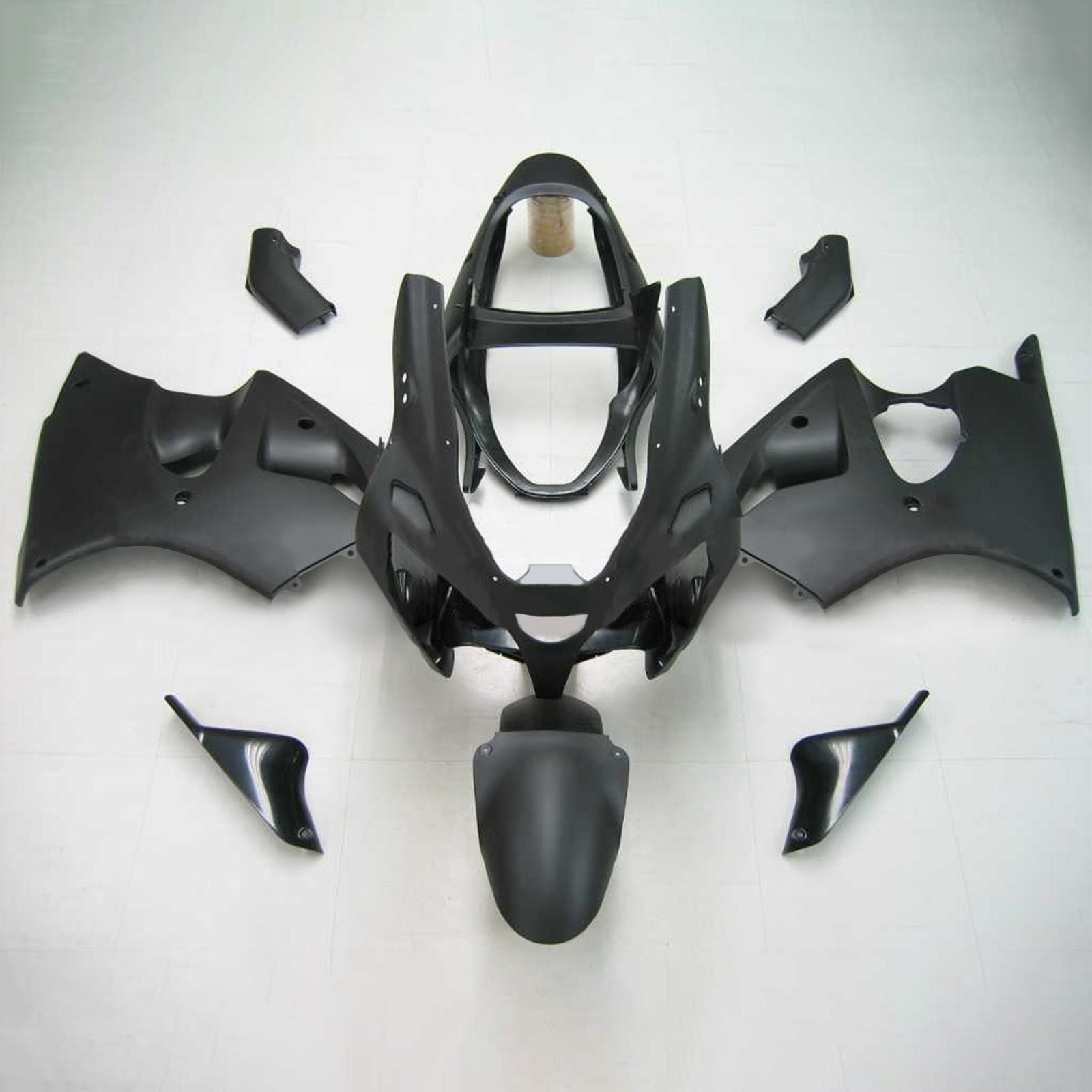 2000-2002 Kawasaki Zx6R 636 Black Fairing Kit