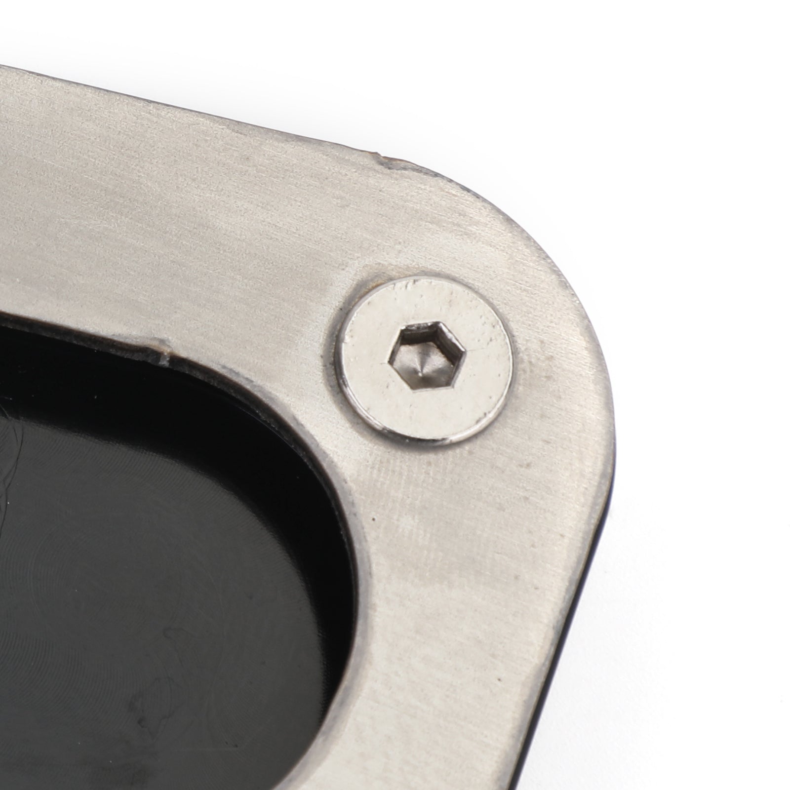 Kickstand Zijstandaard Vergroten Plaat Pad geschikt voor YAMAHA FJR1300 2006-2017 Zwart Generiek